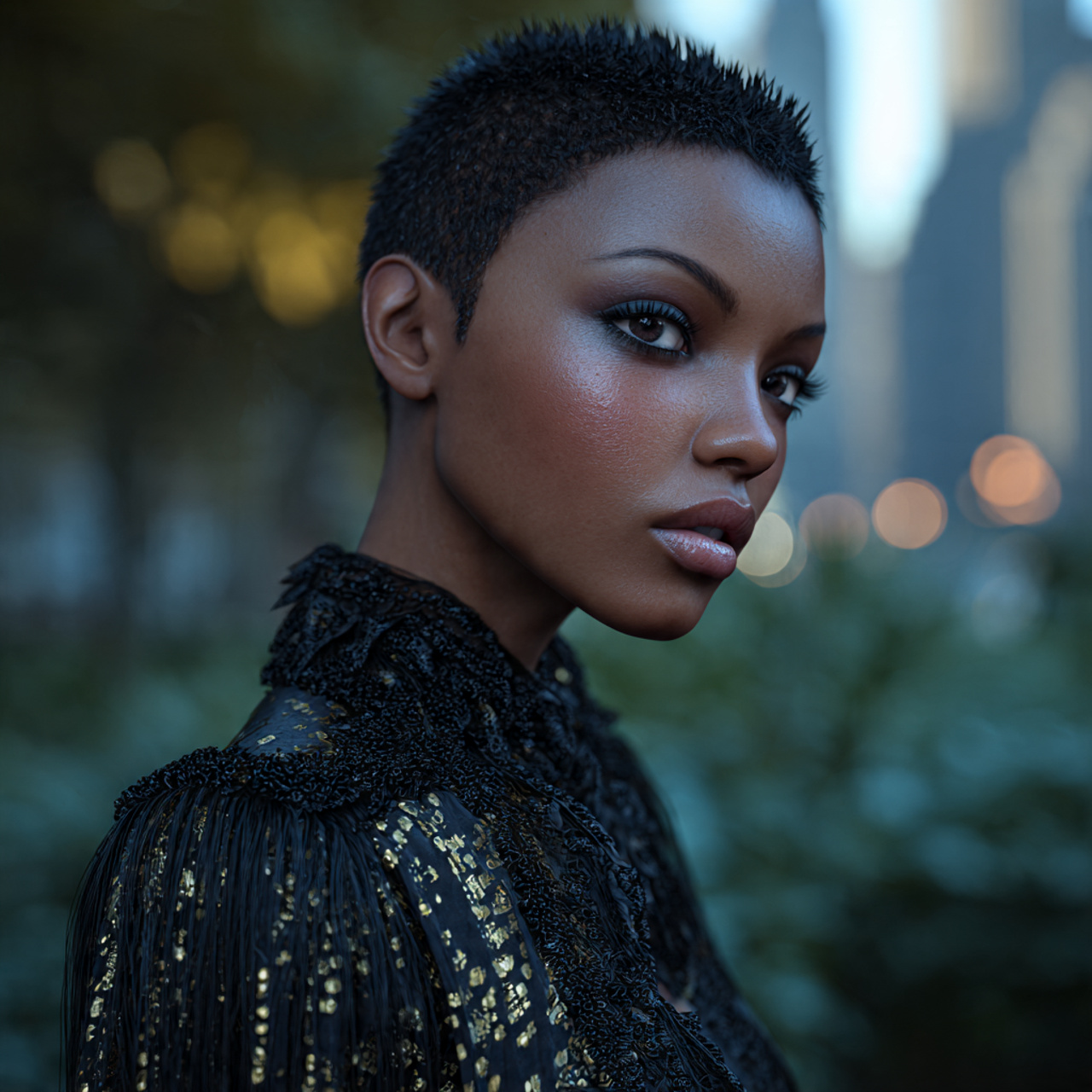 a beautiful image of a black woman