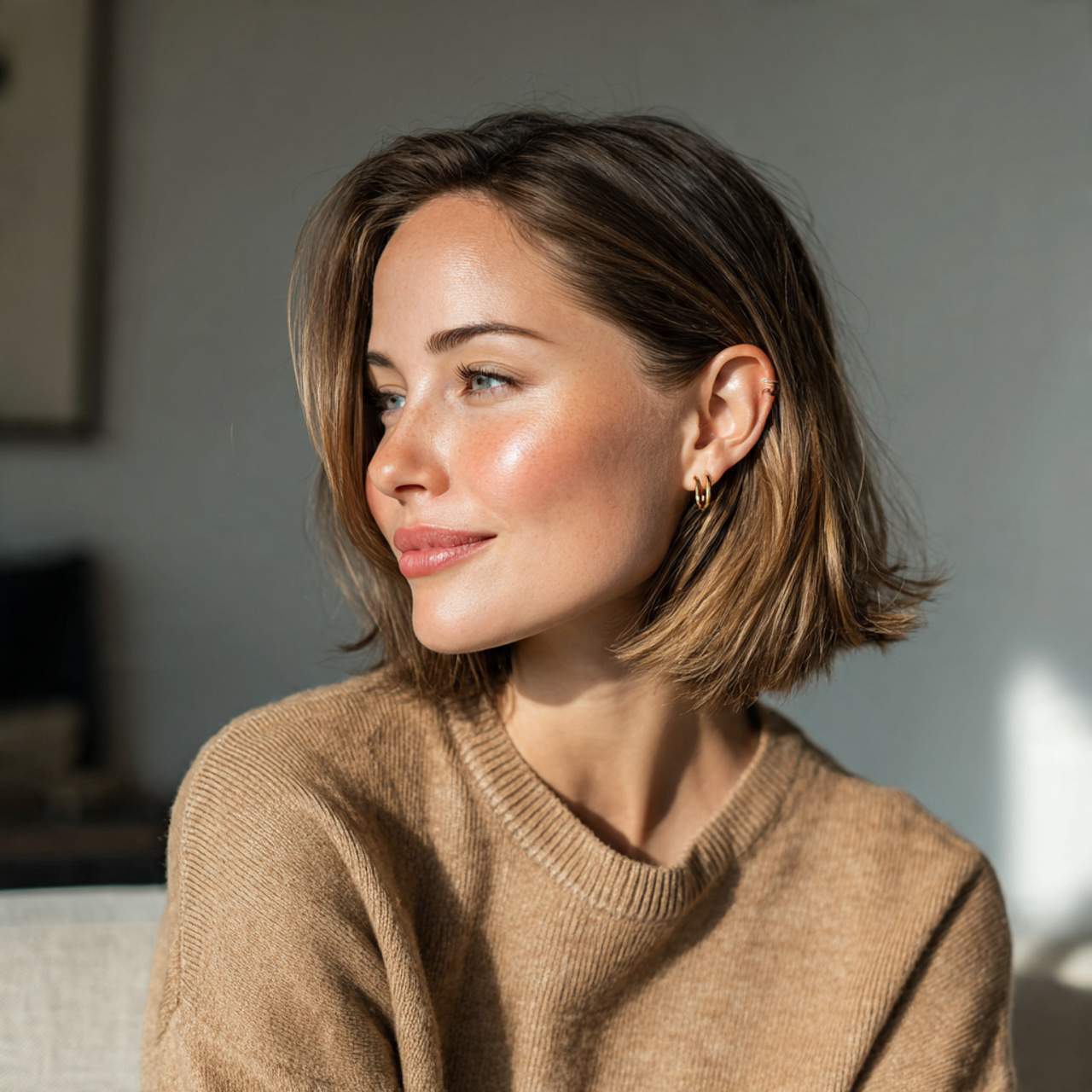 20 Tucked Hair for Women: Simple Yet Powerful Styles 17 a realistic lifestyle photo of a woman