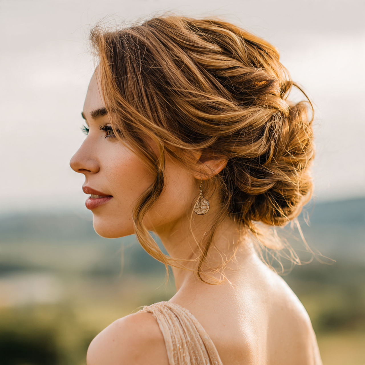 Boho Wedding Hair Ideas for Brides | 13 Soft & Natural Bridal Styles 9 an attractive women having boho wedding hair loose 1
