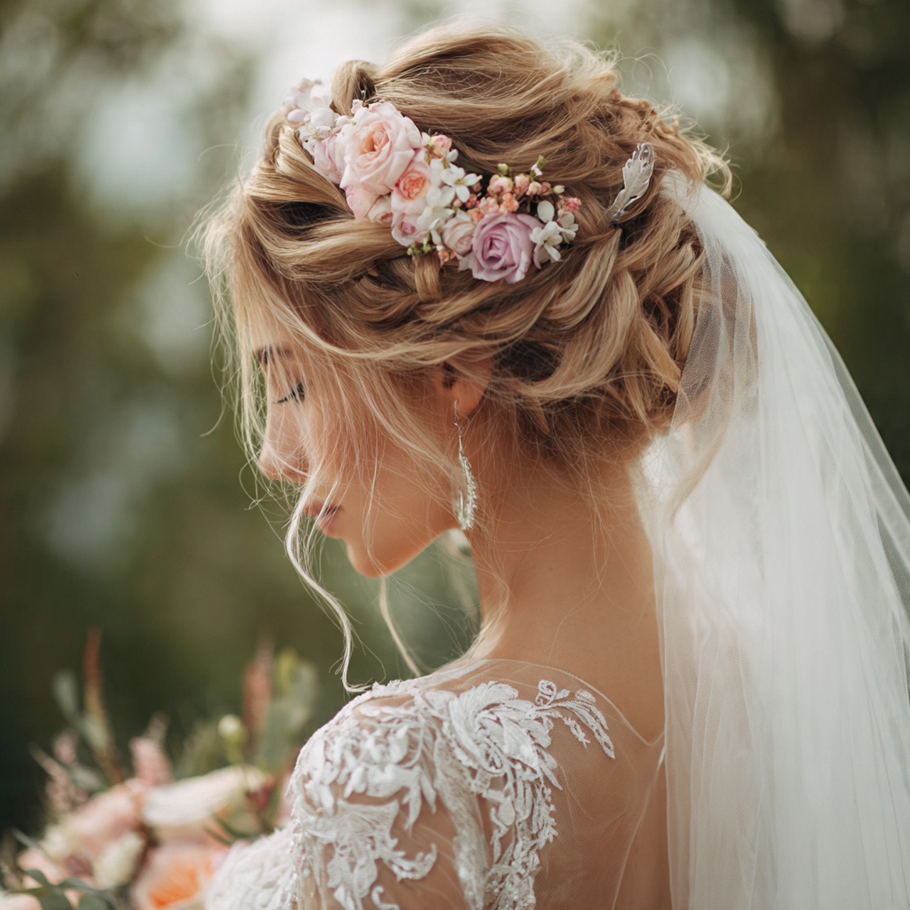 an attractive and good looking bridal with accessorized 1