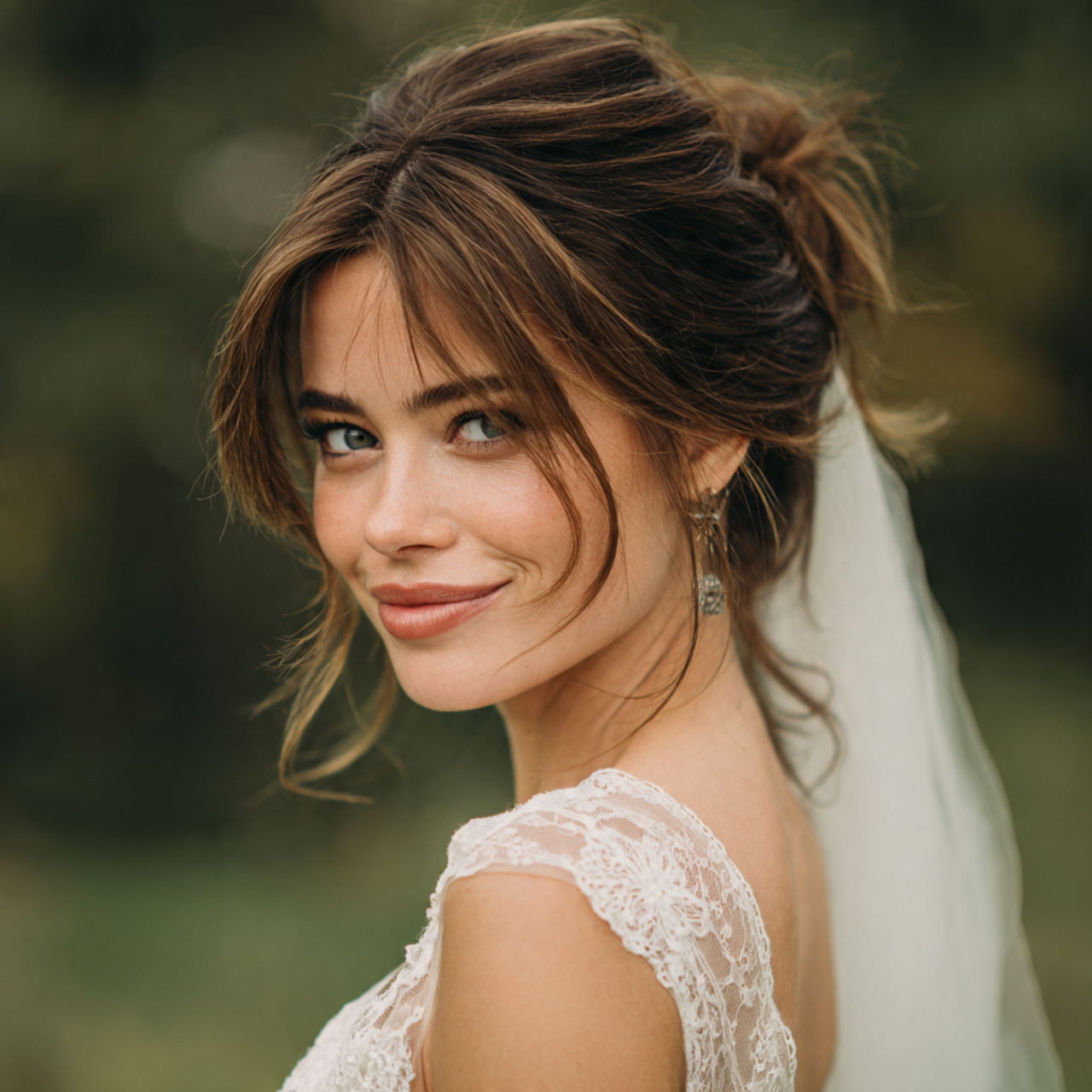 Natural Hair Wedding Styles: 15 Authentic Bridal Looks 15 an attractive and good looking bridal with modern