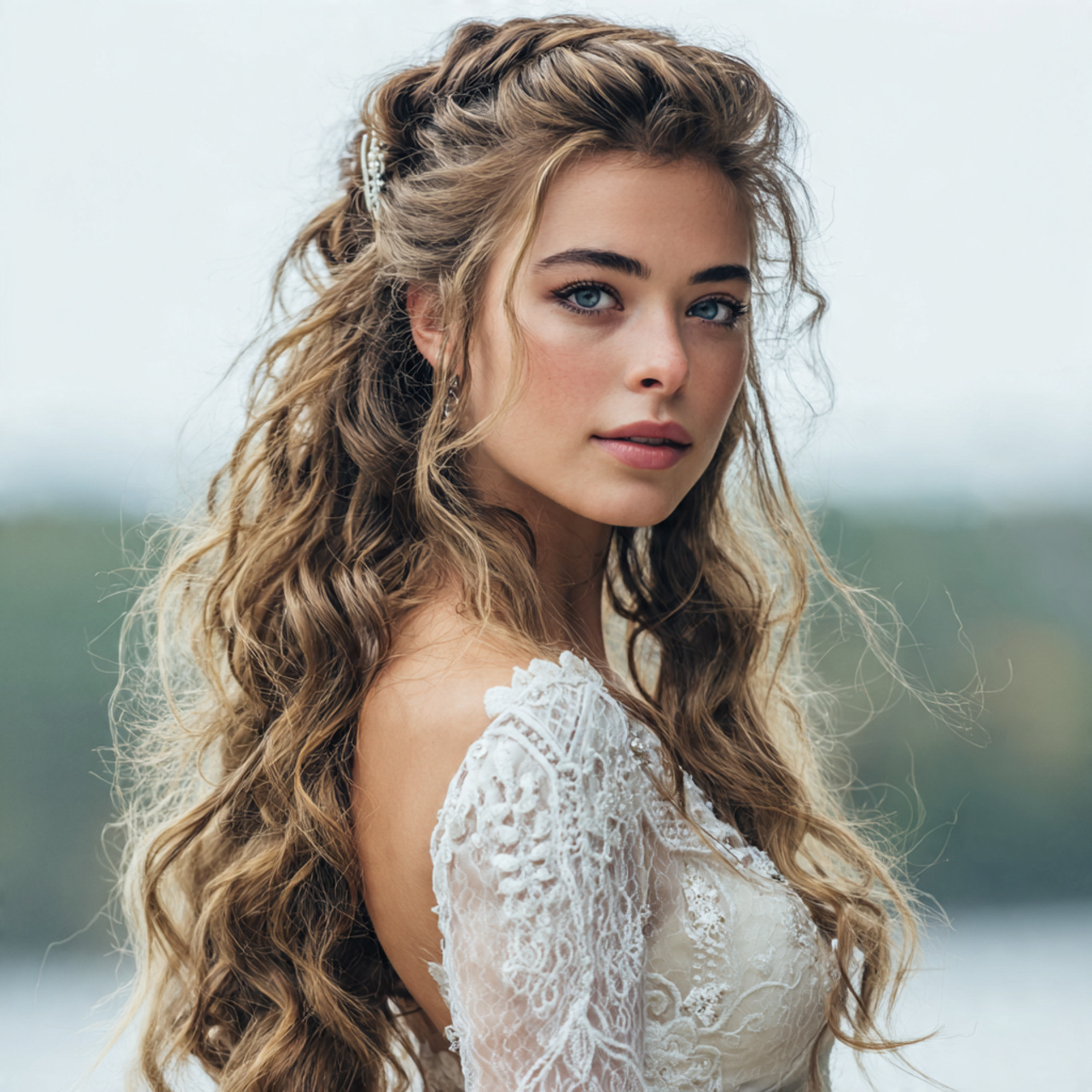 Natural Hair Wedding Styles: 15 Authentic Bridal Looks 10 an attractive and good looking bridal with waves