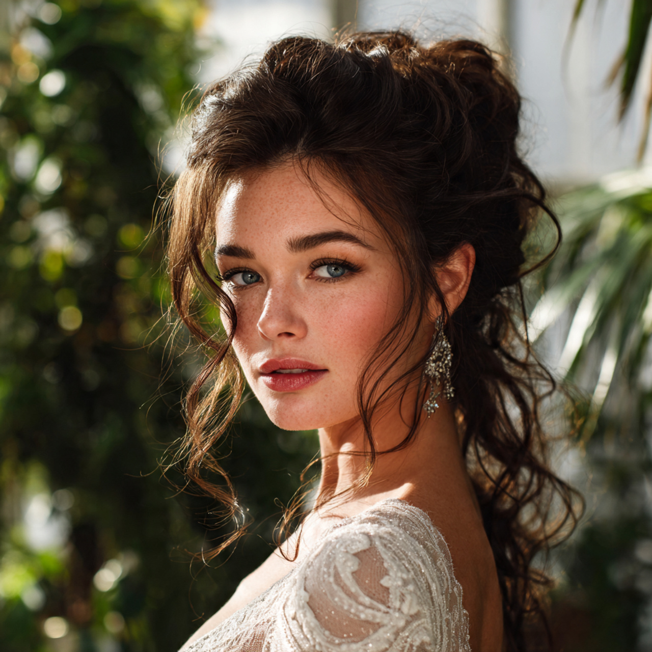 an attractive and good looking women with hollywood