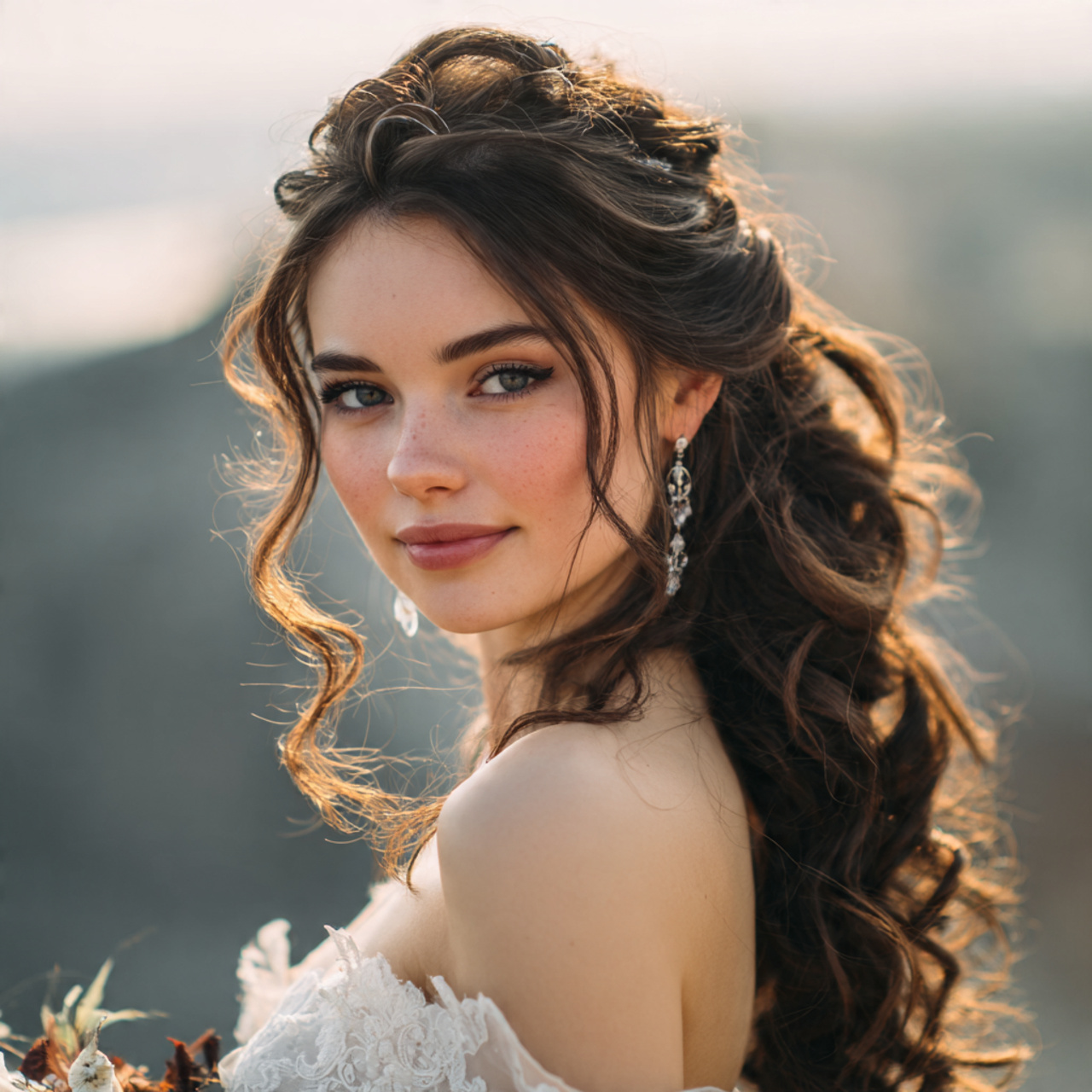 an attractive and good looking women with the 1