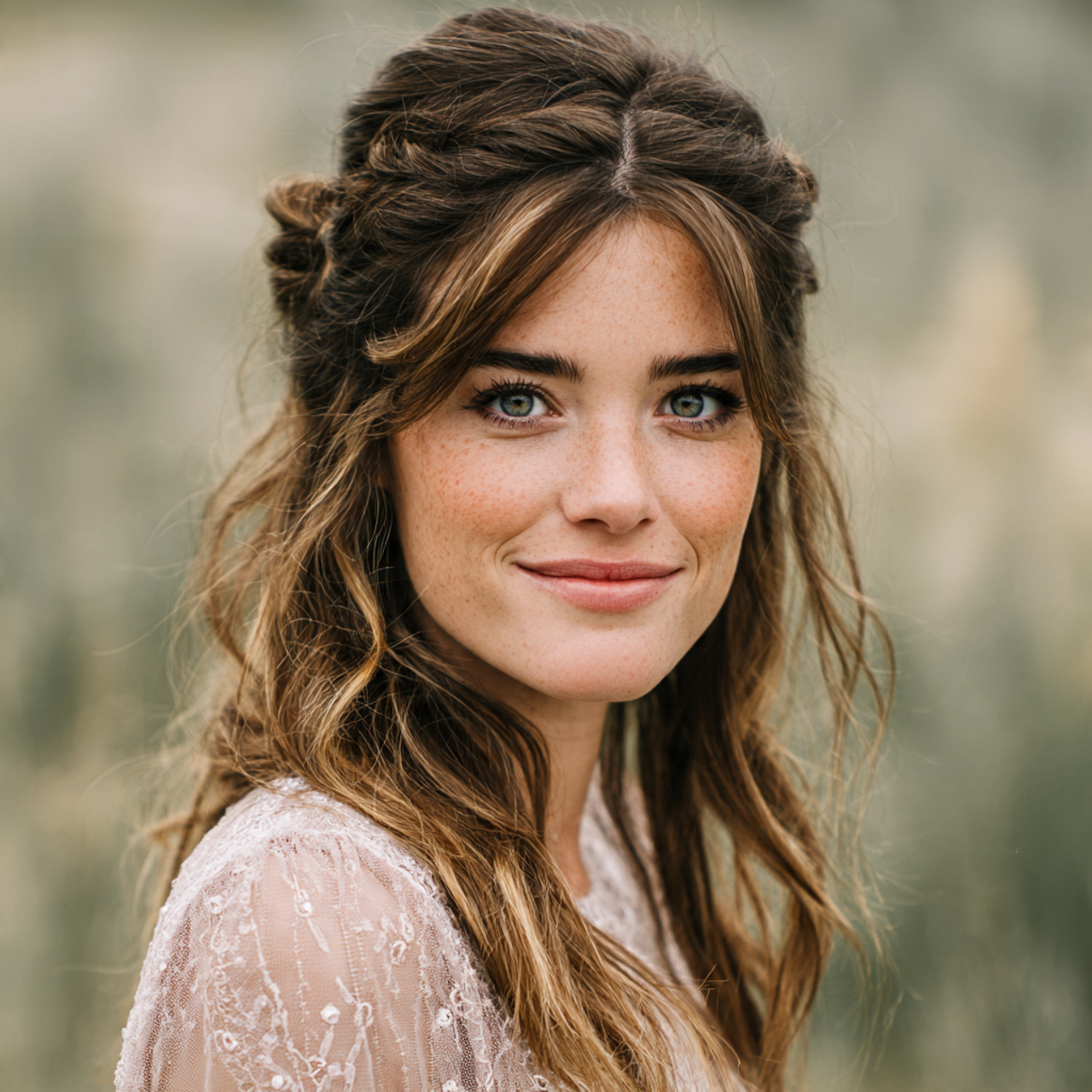 an attractive and good looking women with the 10 1