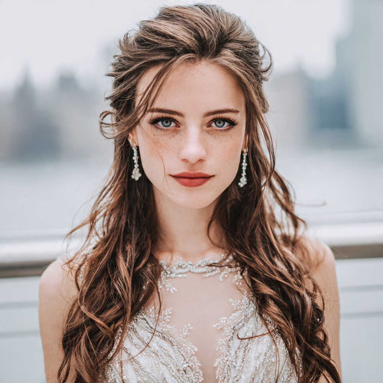 an attractive and good looking women with the 4