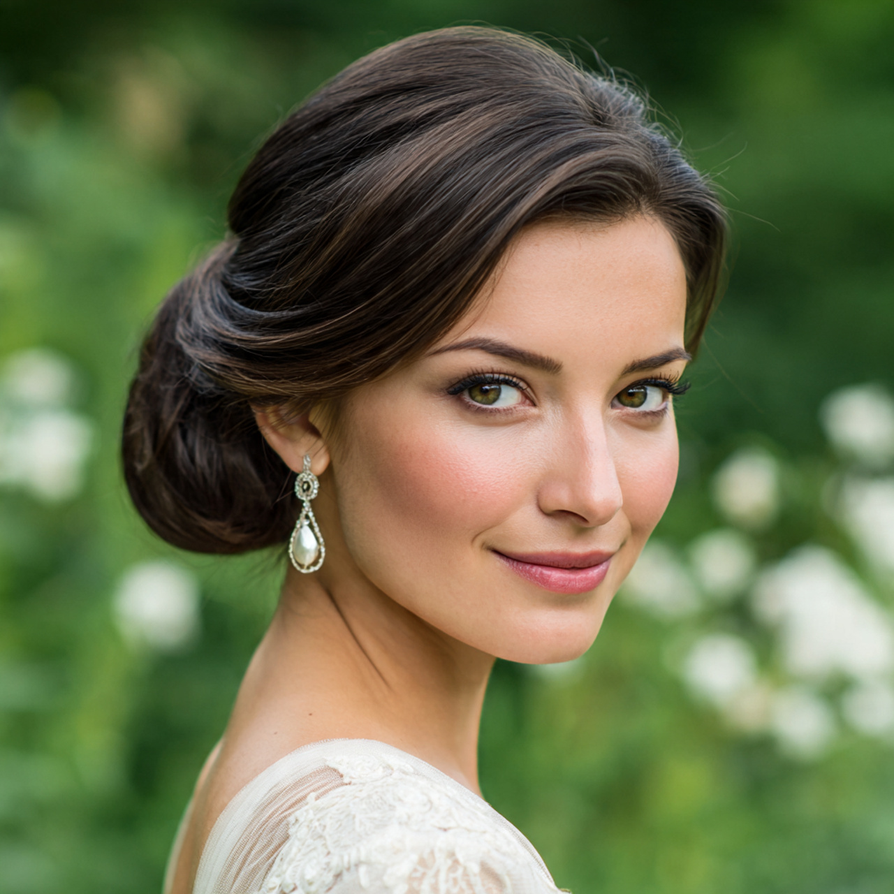 an attractive and good looking women with the