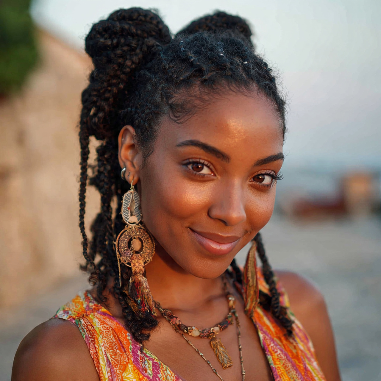 25 Ultimate Halloween Hair Ideas: Best Transformations 25 an attractive lady with braids with natural