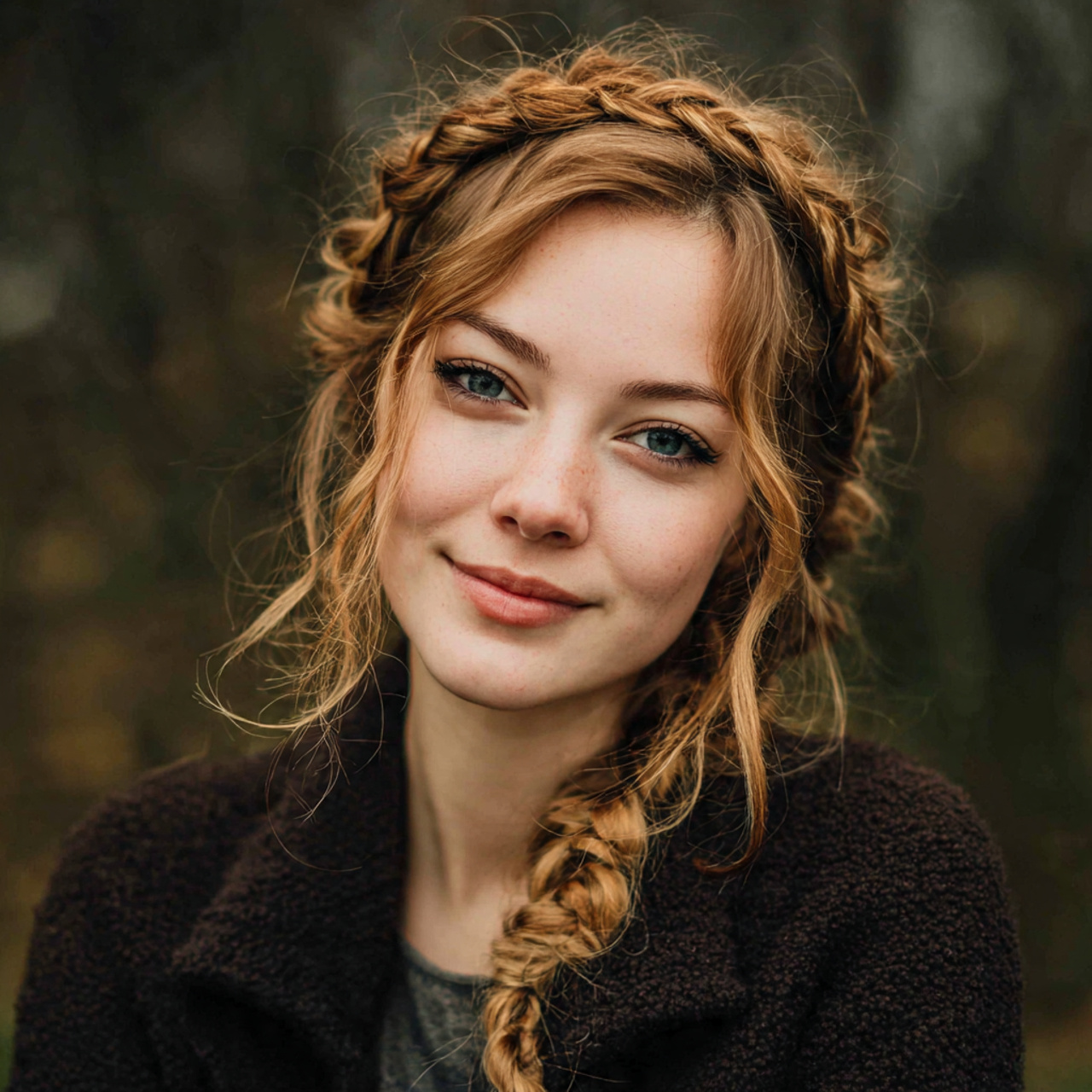 25 Ultimate Halloween Hair Ideas: Best Transformations 20 an attractive lady with circular braid around