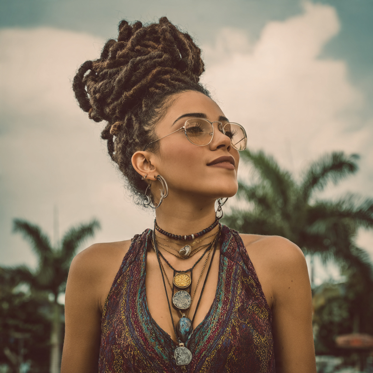 25 Ultimate Halloween Hair Ideas: Best Transformations 9 an attractive lady with high stacked hair