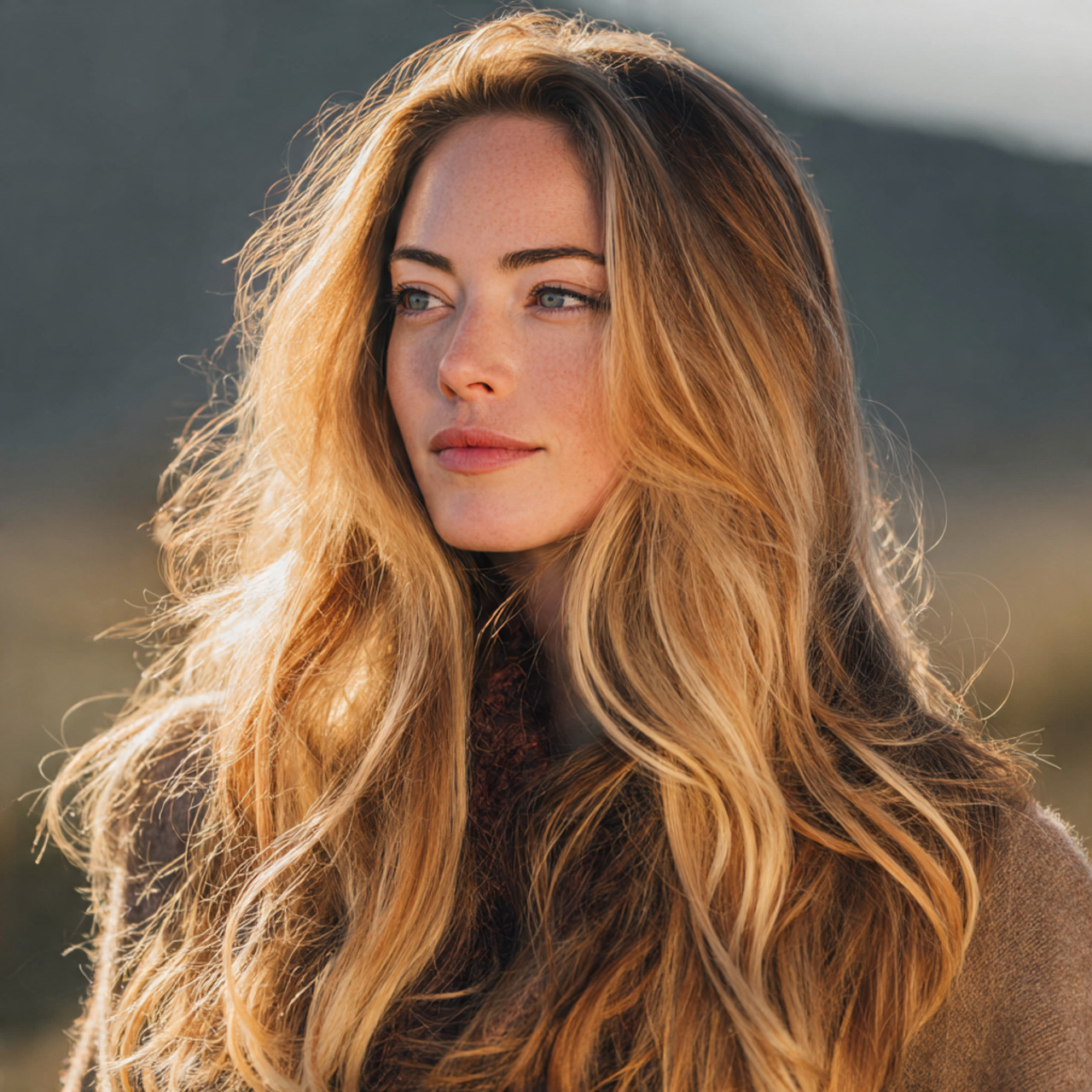 an attractive women with soft blonde and