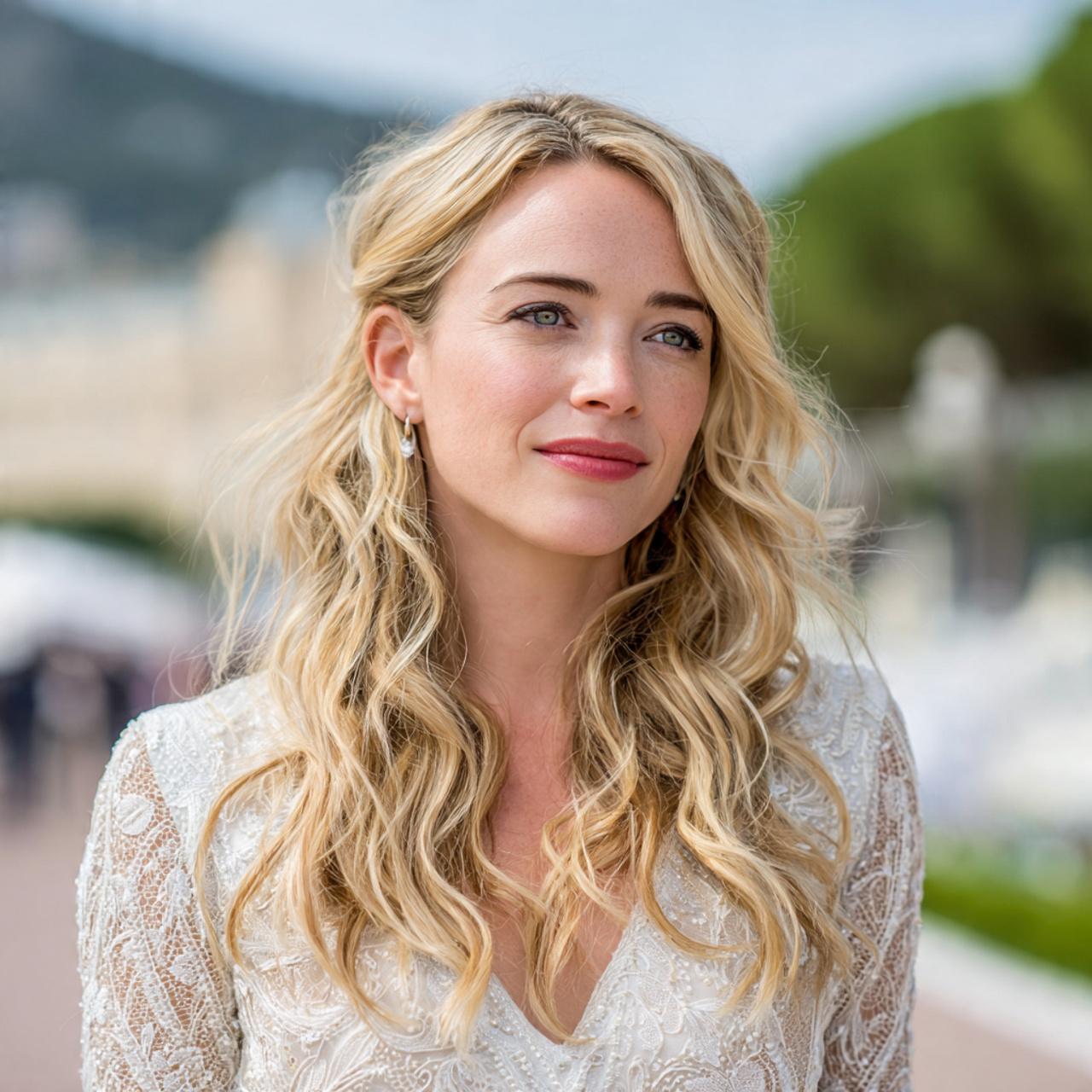 an attractive women with soft loose waves