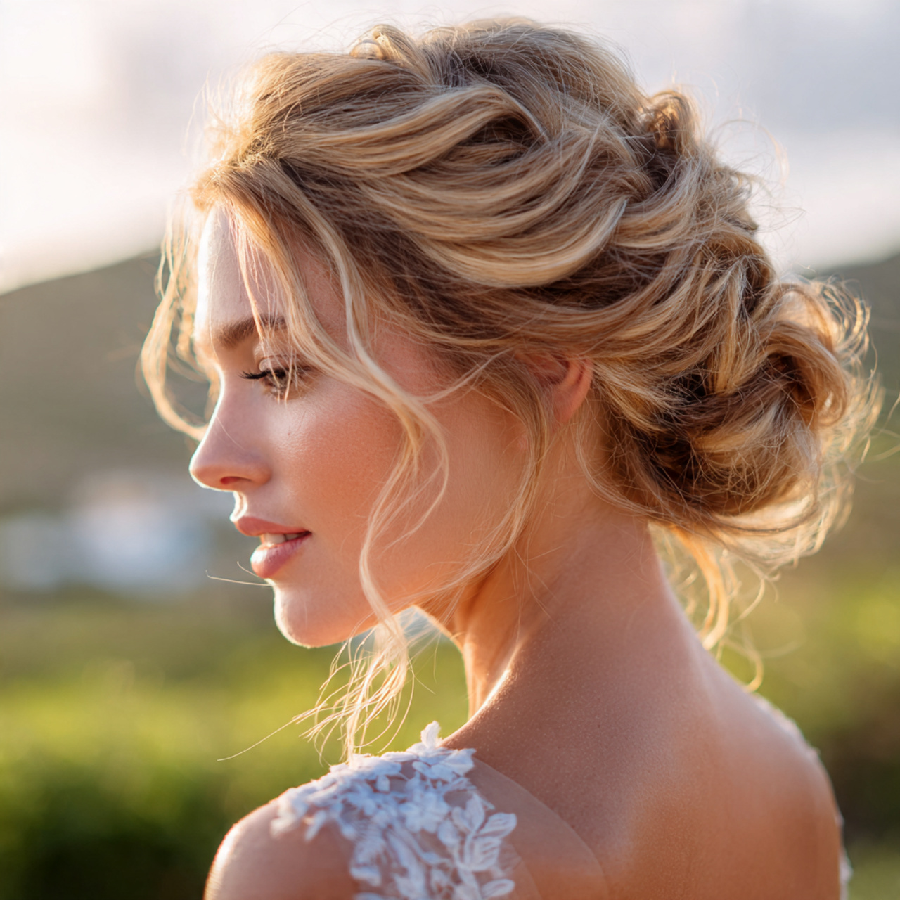 15 Wedding Hair Ideas for Brides That Look Beautiful and Last All Day 1 an attractive women with soft low bun