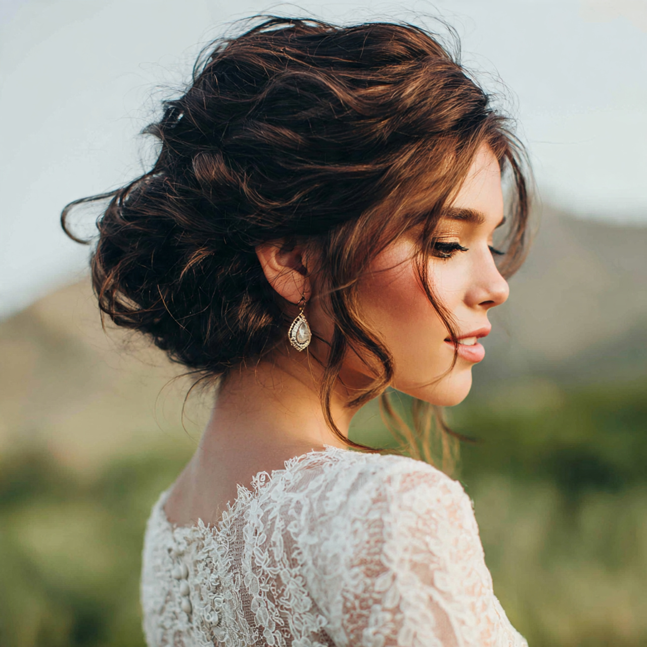 an attractive women with the messy low