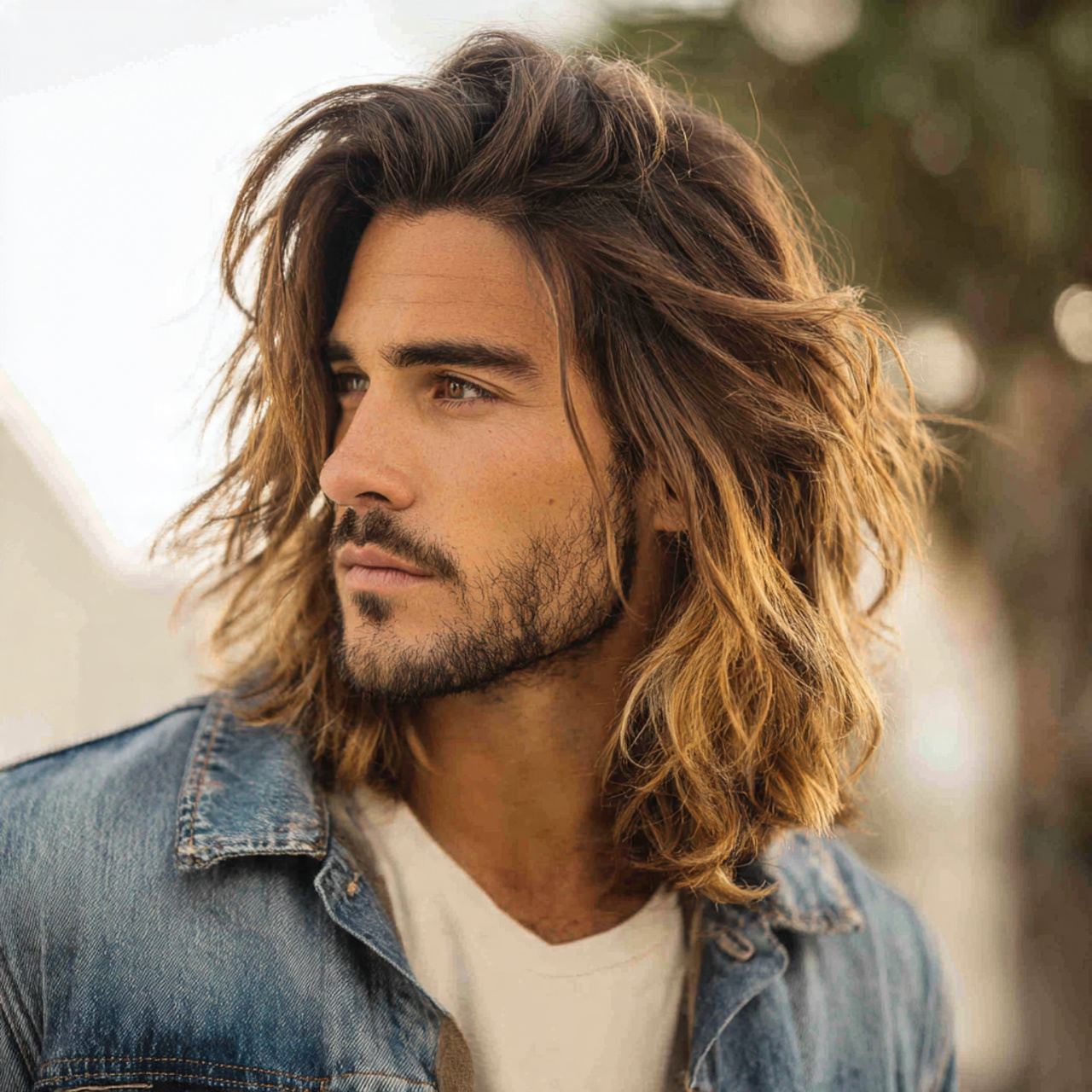 Mullet Wolf Cut: 20 Bold Ideas to Redefine Your Edge 18 attractive men with balayage wolf mullet for