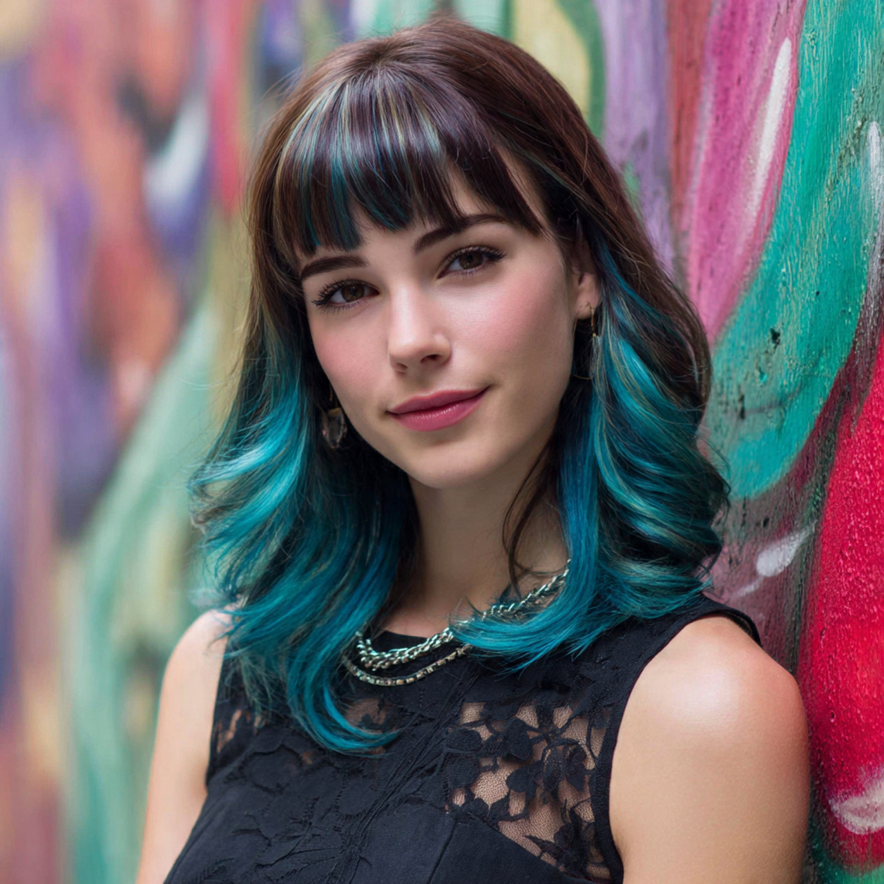 attractive women with octopus cut hairs with