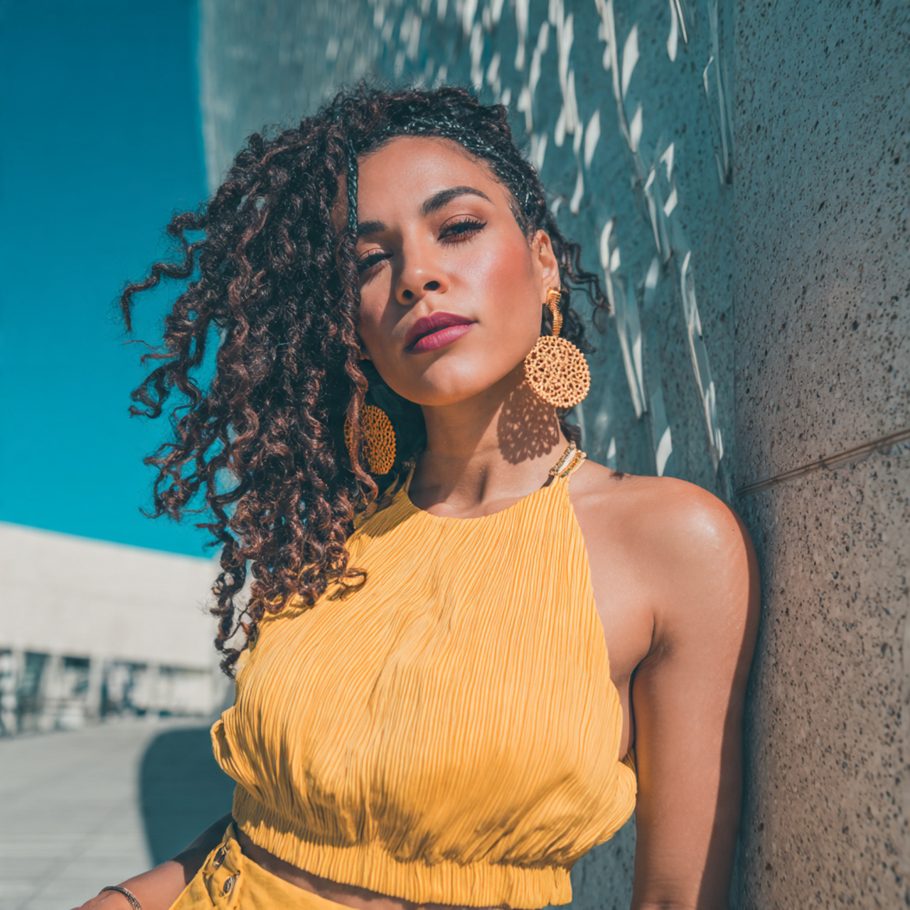 curly hair for women with protective twists