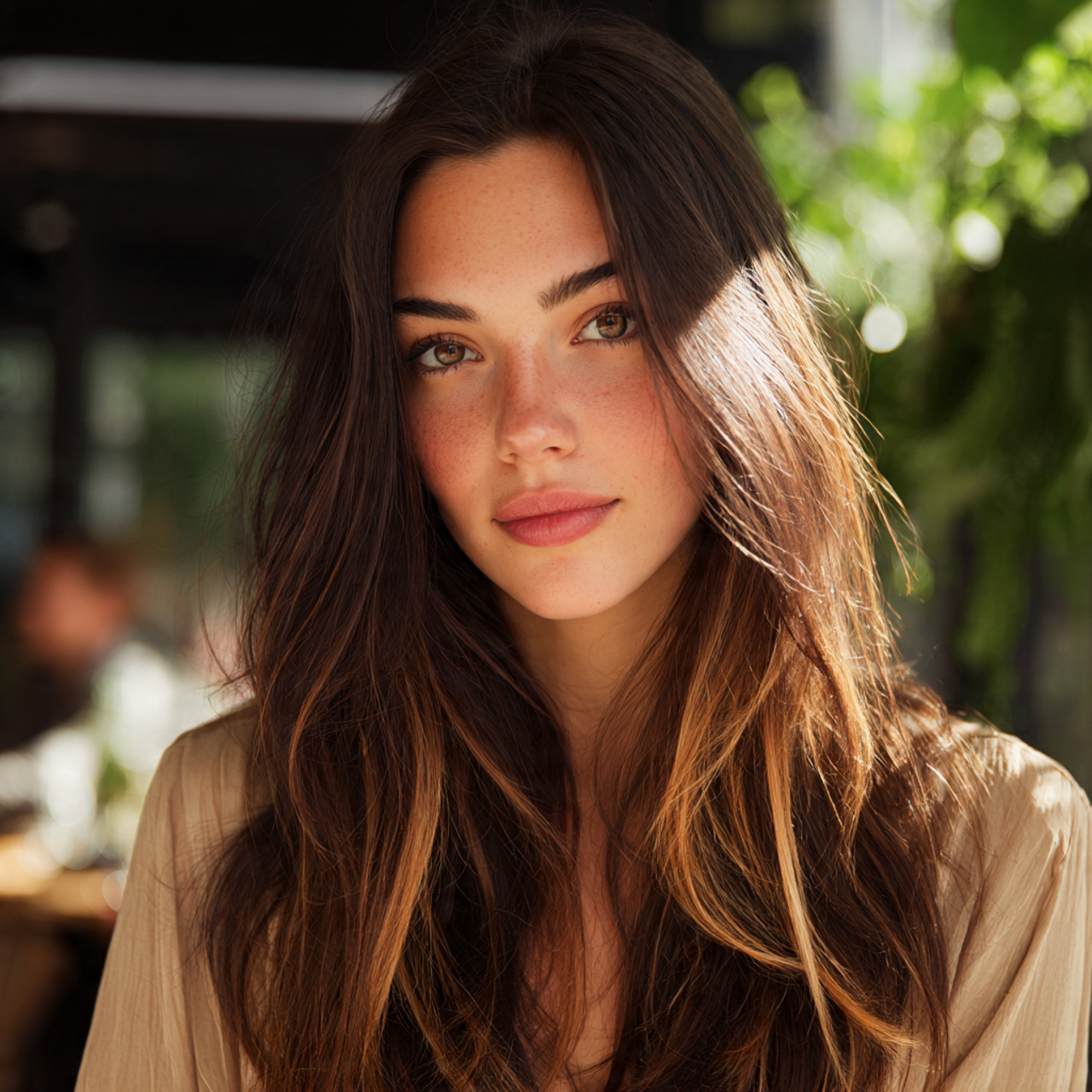 20 Stunning Sun Kissed Brunette Hair Ideas You’ll Love 15 high end realistic outdoor fashion portrait of a