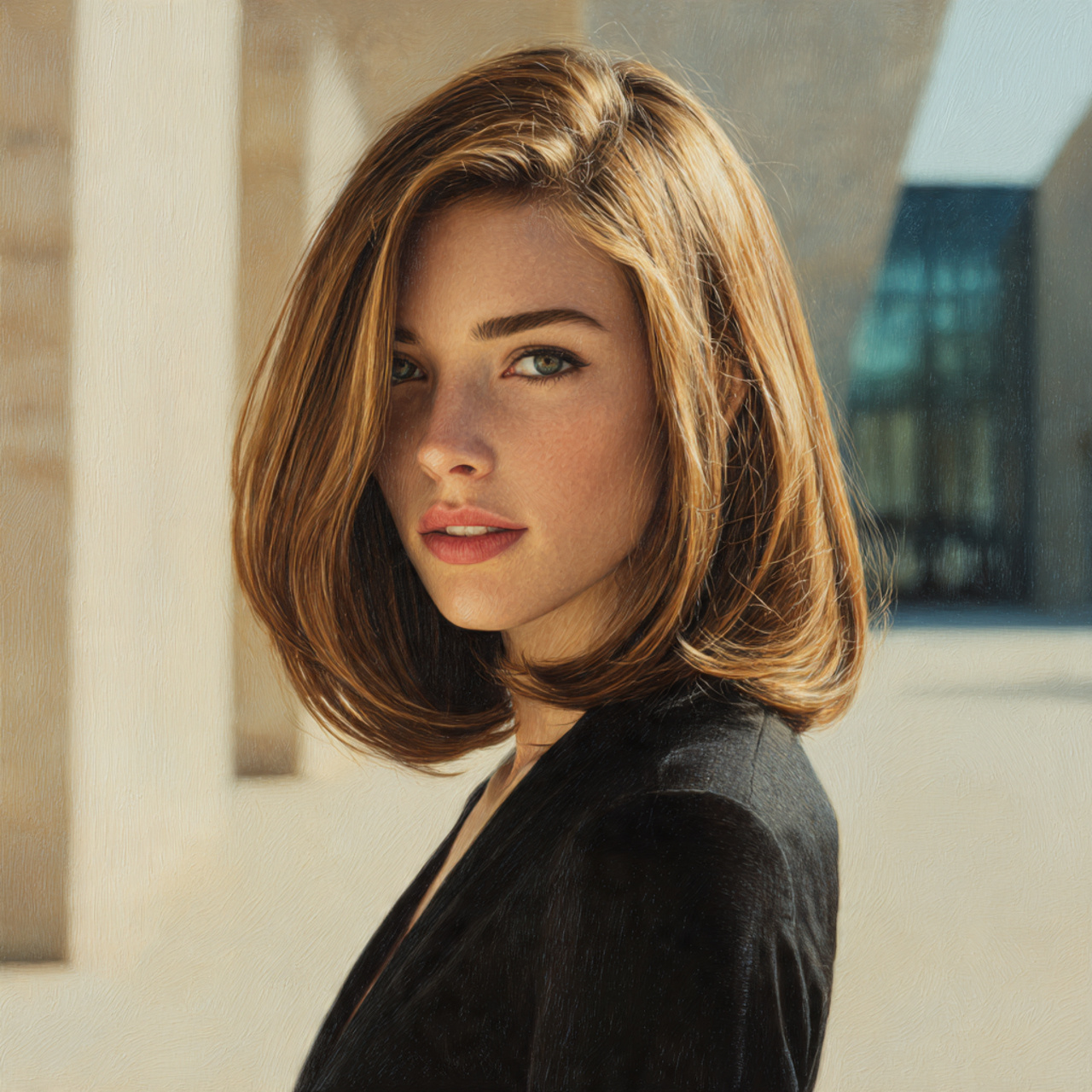 18 Best Hairstyle Ideas That Never Go Out of Style 20 high realism fashion portrait of a woman with