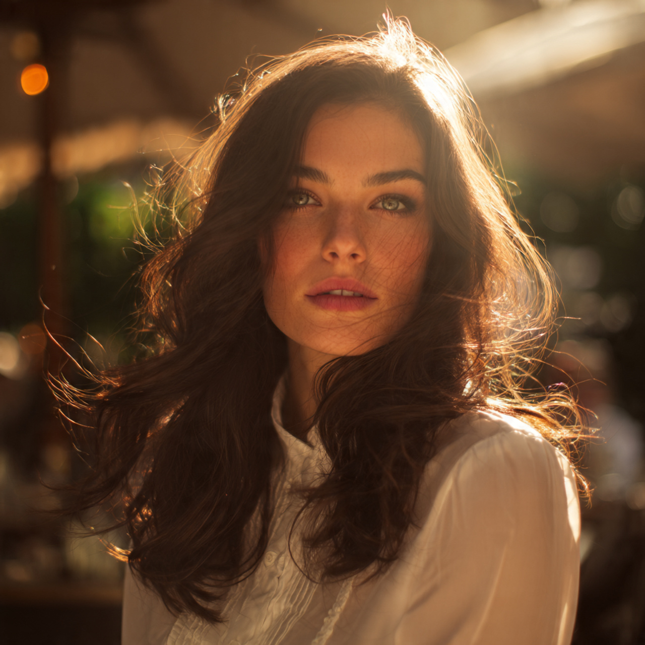 20 Stunning Sun Kissed Brunette Hair Ideas You’ll Love 17 high resolution outdoor lifestyle photo of a woman