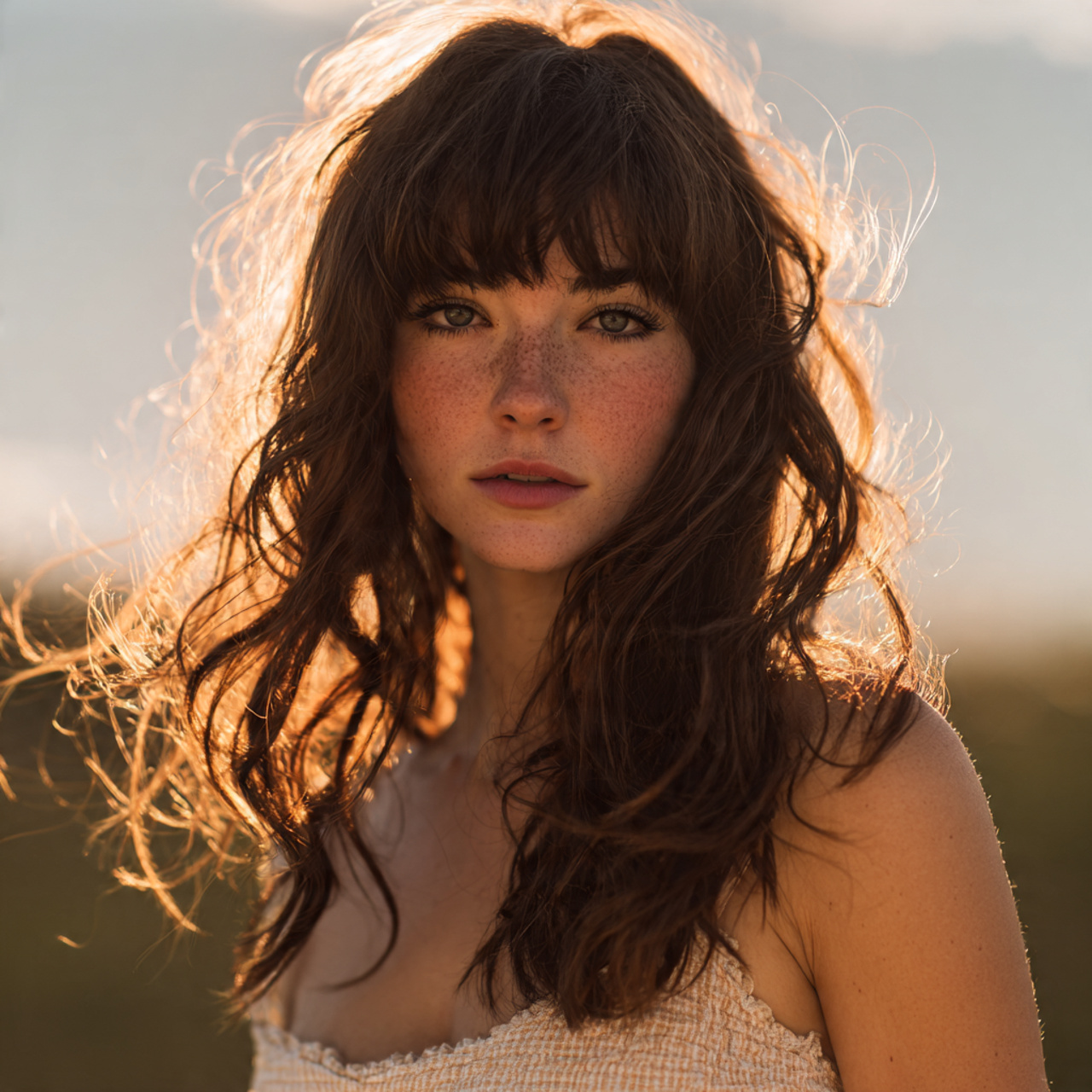 outdoor natural light portrait near coastal setting