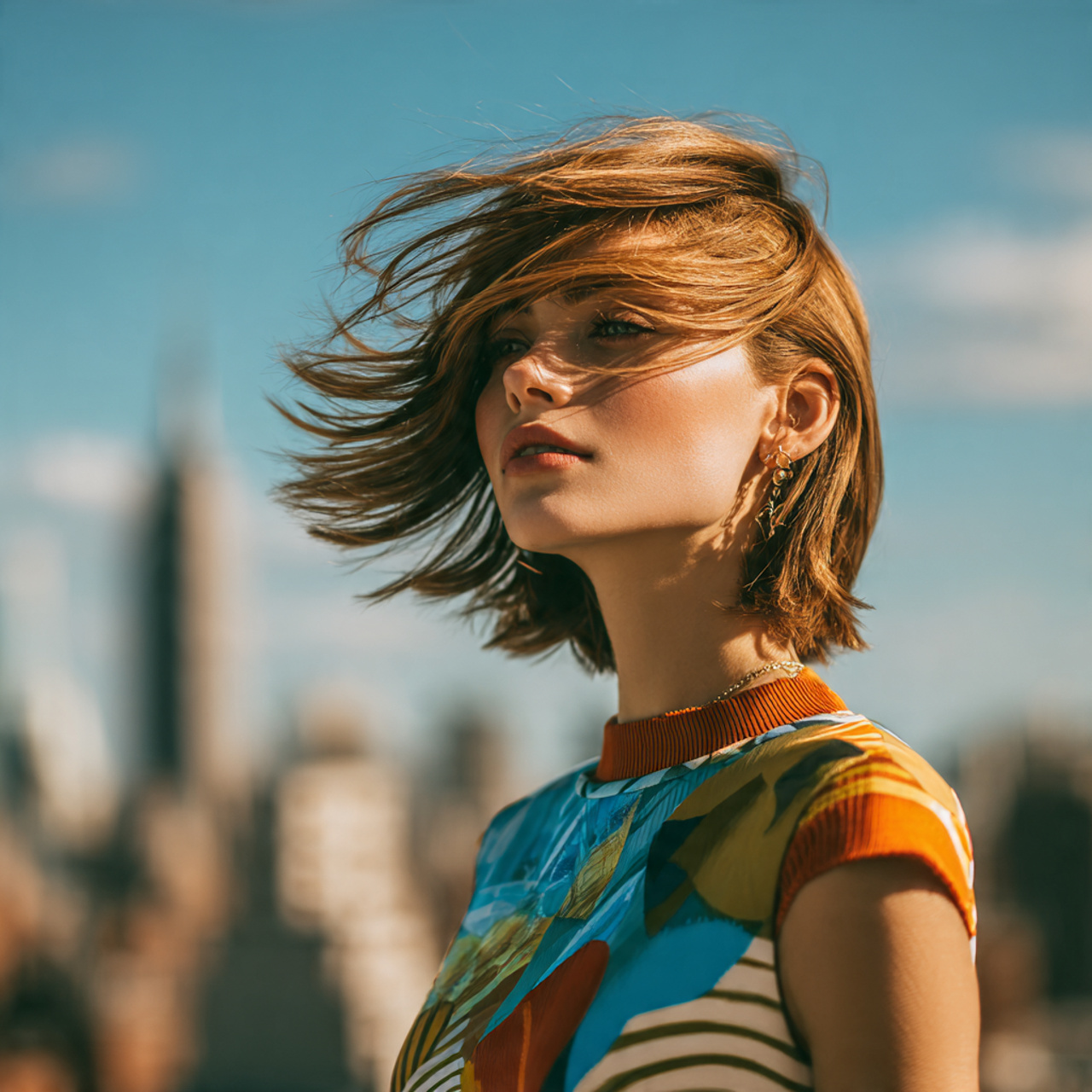 20 Best Trendy Summer Haircuts for Short, Medium, Long Hair 20 ultra realistic full body fashion image of a woman