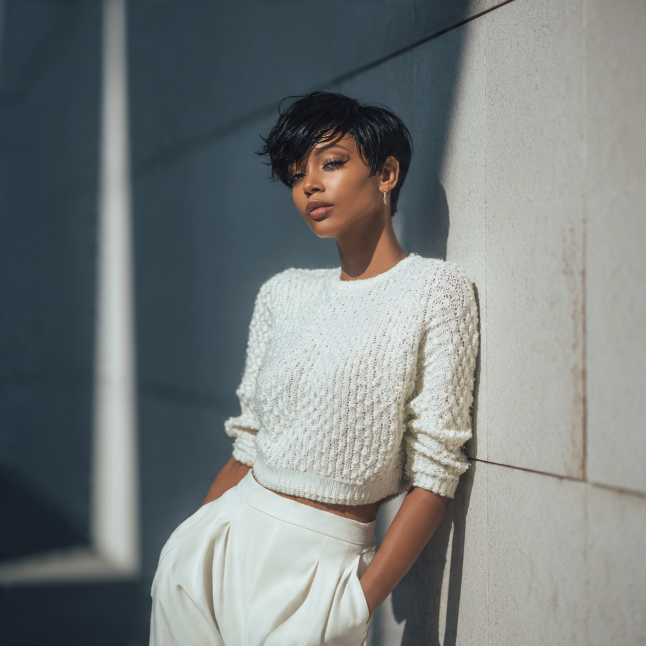 ultra realistic full body portrait of a black girl