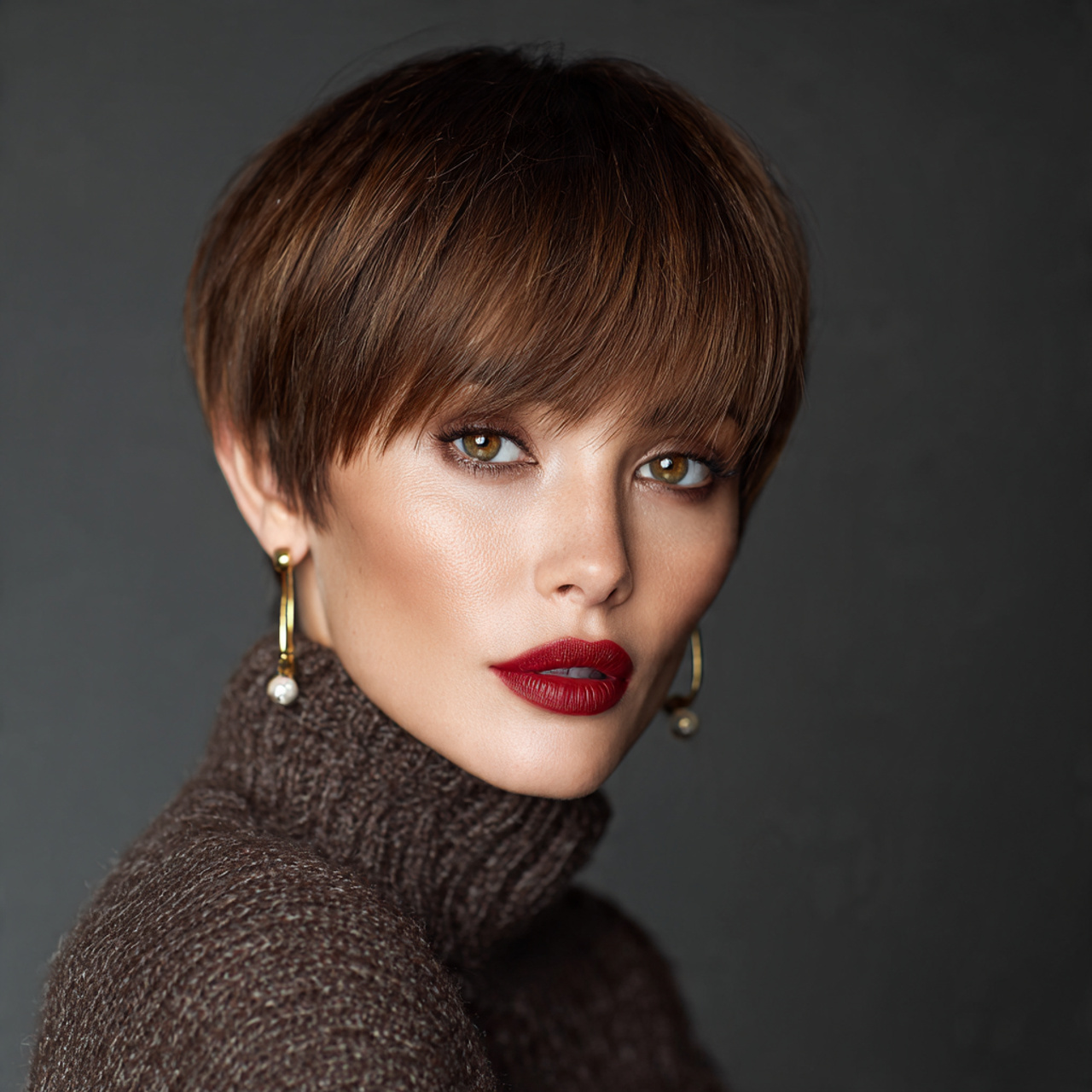 14 Hush Cut Short: Soft, Modern, and Effortlessly Stylish 13 an attractive women with short hush cut with taper