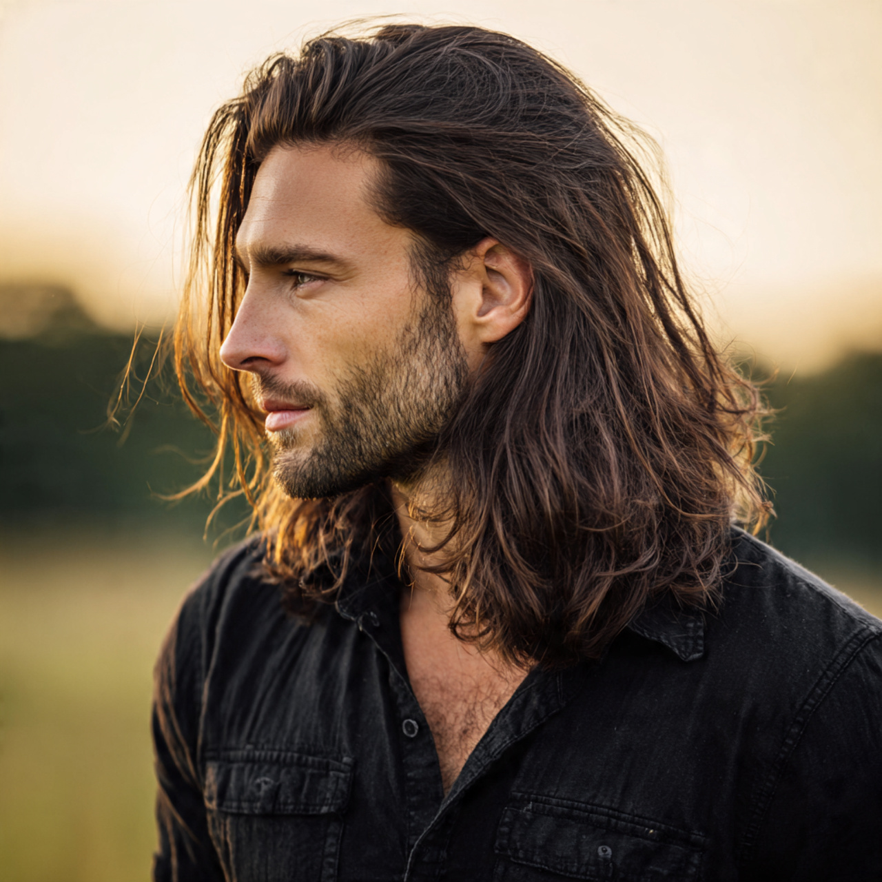 Mullet Hairstyle Mens: 14 Modern Styles and Styling Tips 10 an attractive men having straight hair mullet