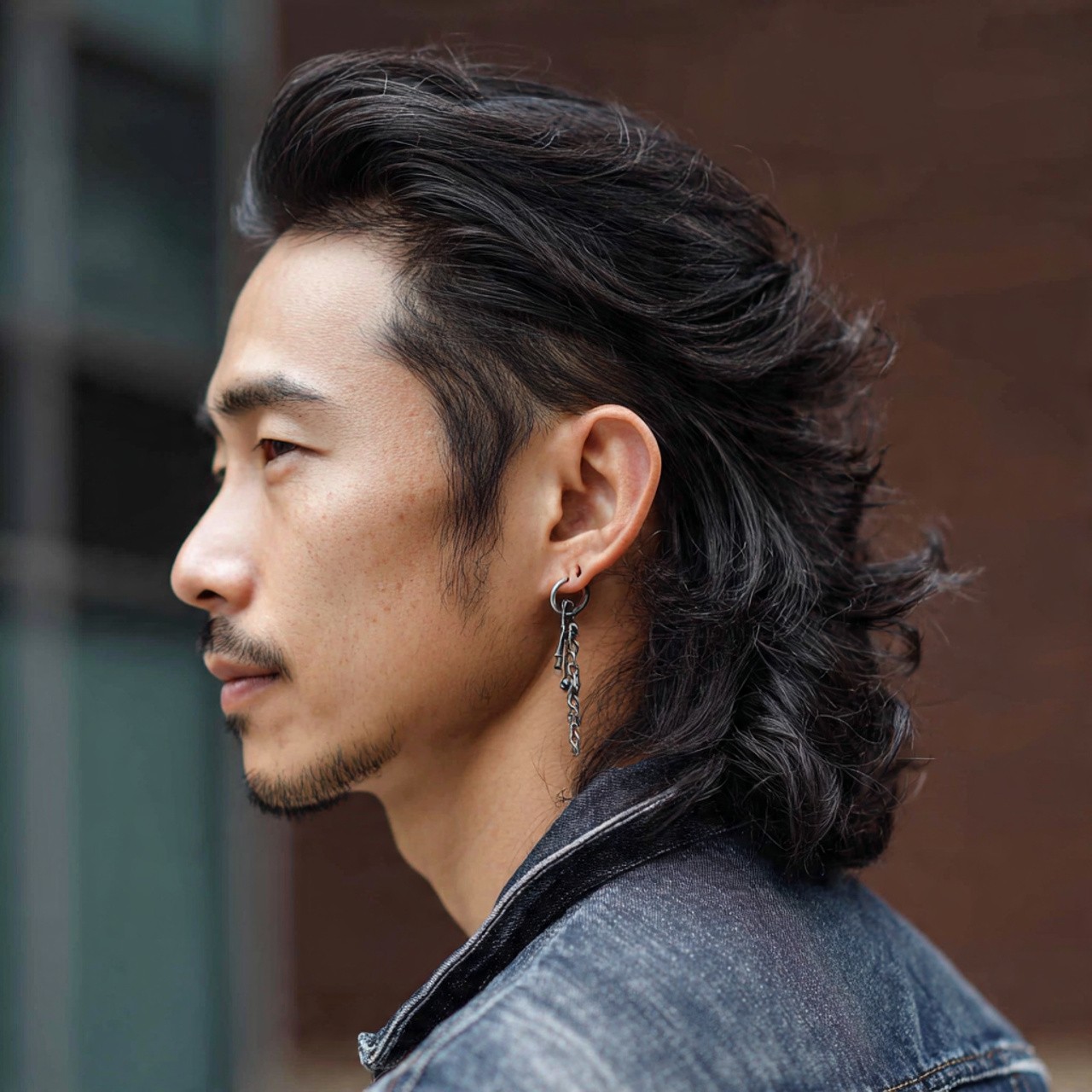 Mullet Hairstyle Mens: 14 Modern Styles and Styling Tips 4 an attractive men having taper fade mullet