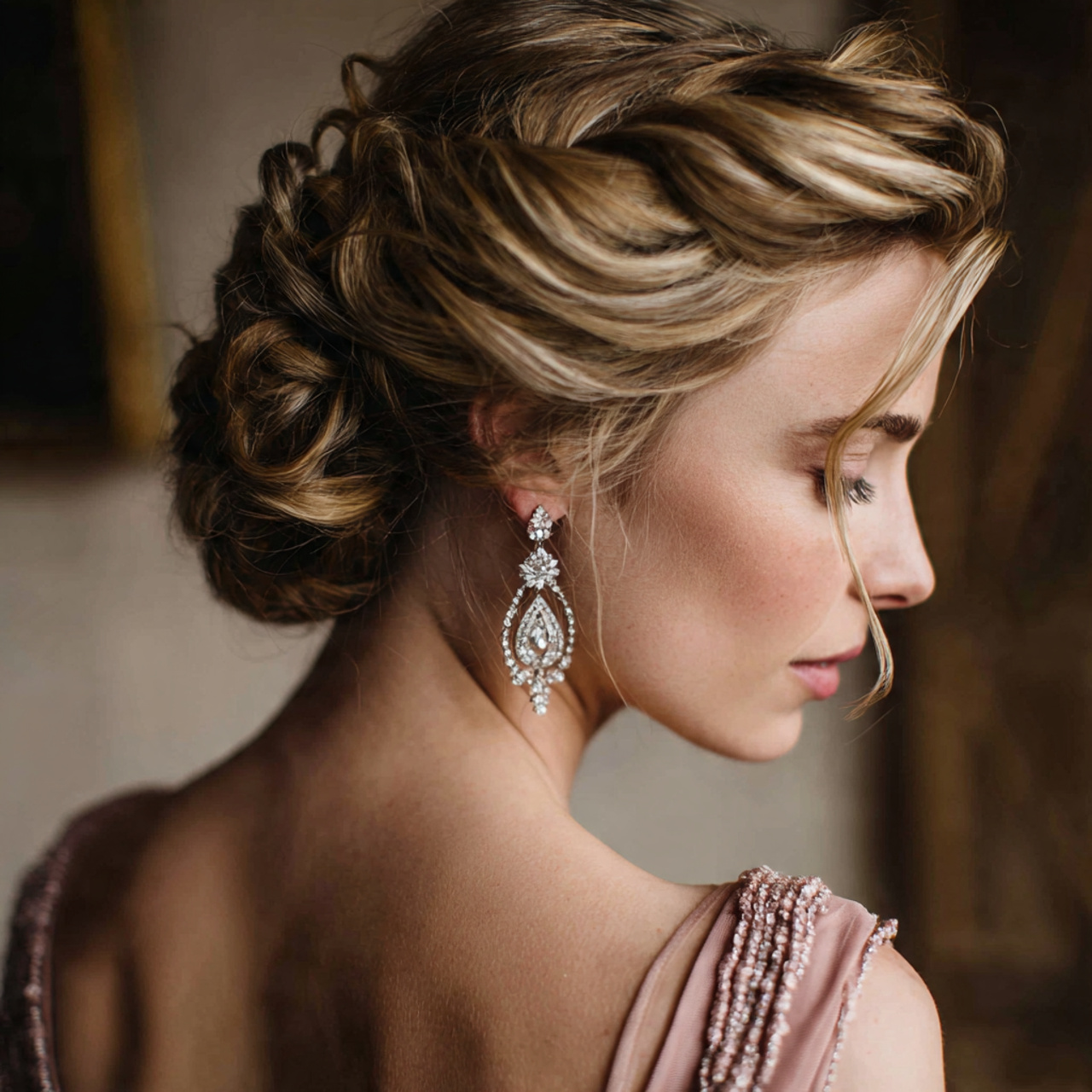 Vintage Wedding Hair: 15 Timeless Styles for a Beautiful Wedding Look 10 an attractive women having french twist updo