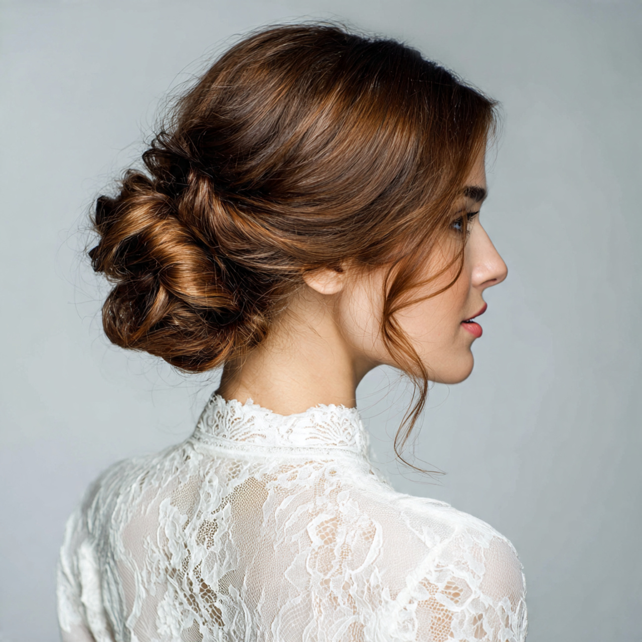 Vintage Wedding Hair: 15 Timeless Styles for a Beautiful Wedding Look 3 an attractive women having low chignon bun