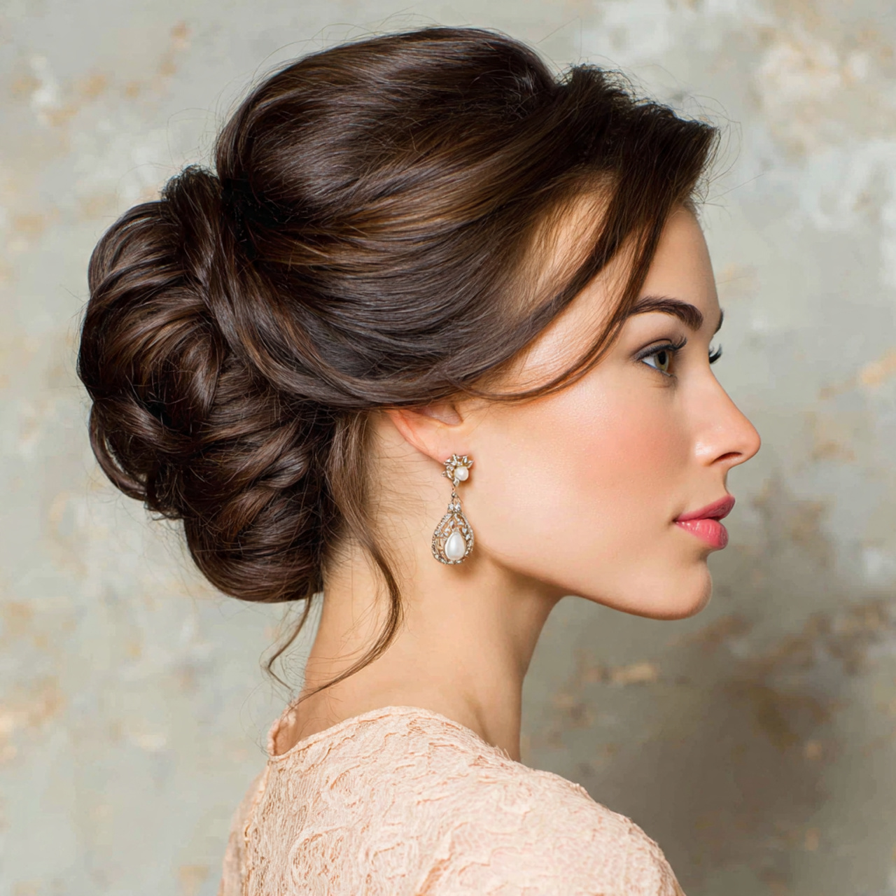 Vintage Wedding Hair: 15 Timeless Styles for a Beautiful Wedding Look 8 an attractive women having roll and tuck