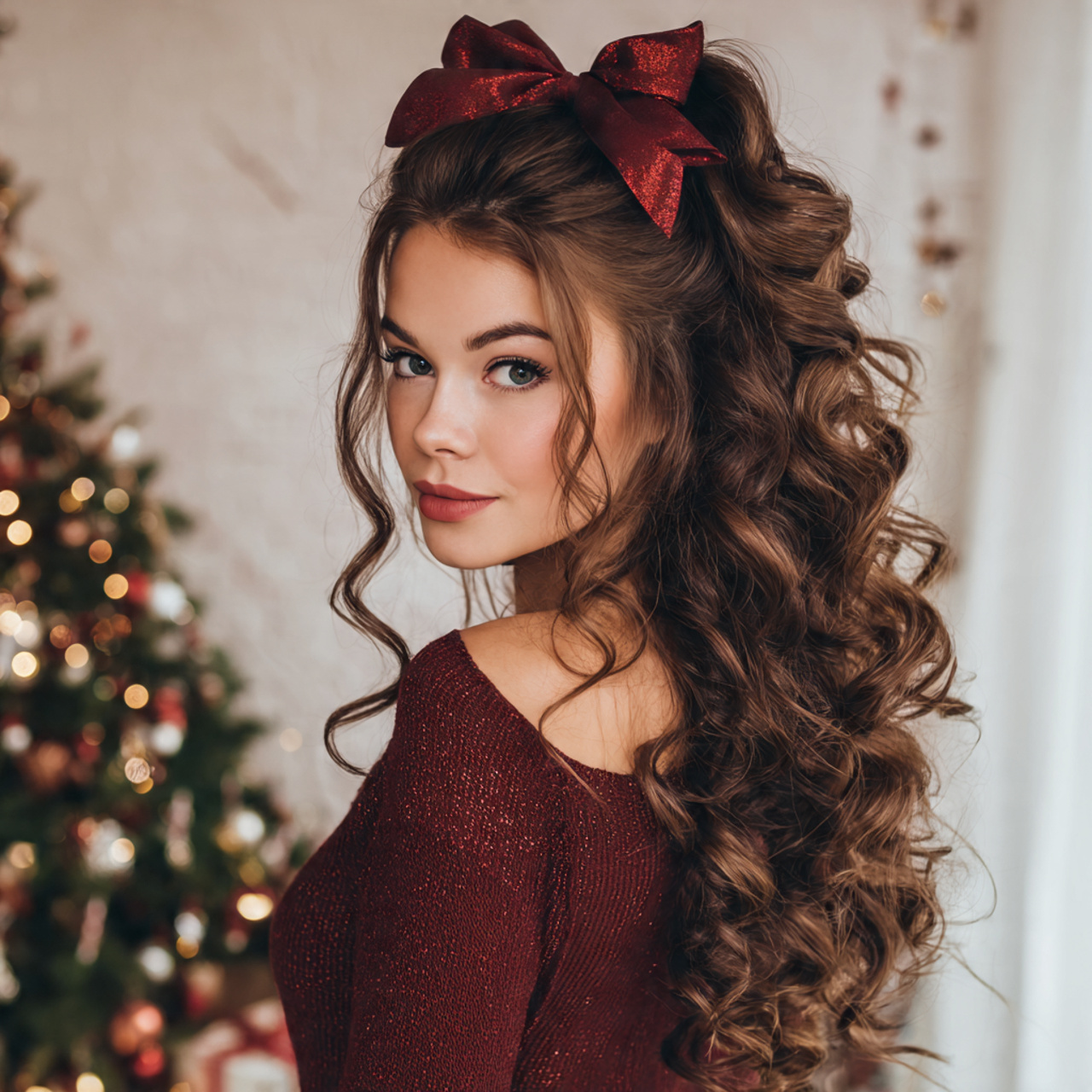 Easy Christmas Hairstyles