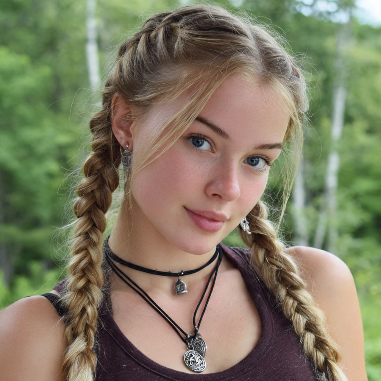 Cute Easy Hairstyles For Teens That Are Quick Stylish and Perfect for Everyday Looks 3 a gorgeous teen having cute easy double braided pi