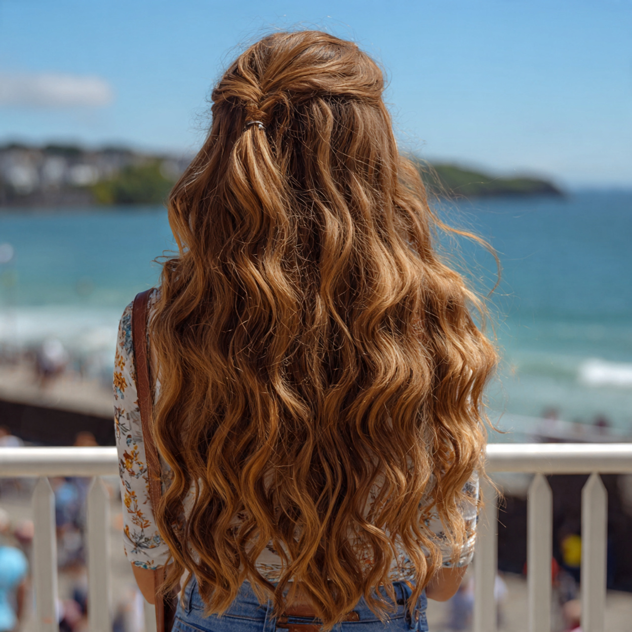 Cute Easy Hairstyles For Teens That Are Quick Stylish and Perfect for Everyday Looks 9 a gorgeous teen having cute easy loose beach waves