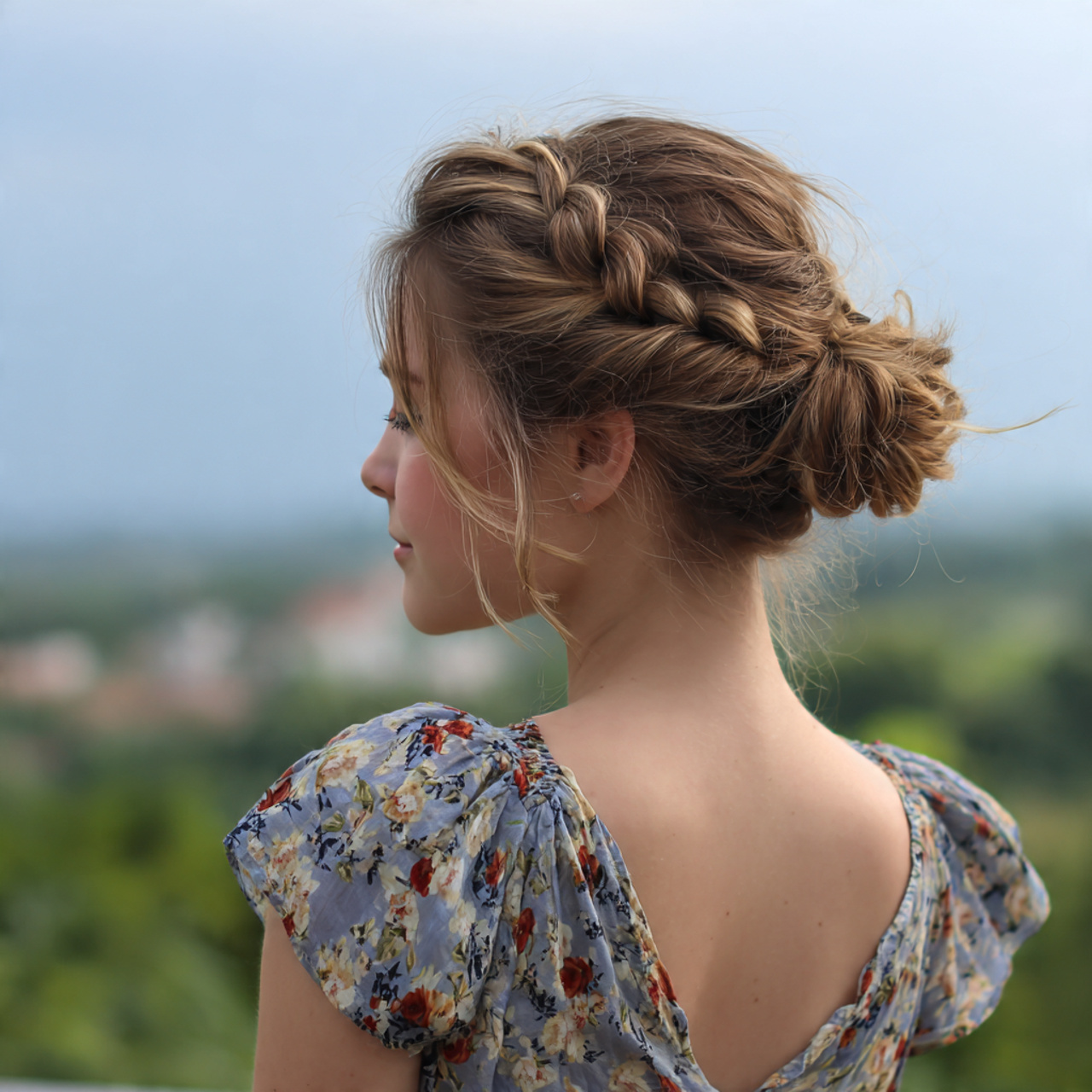 Cute Easy Hairstyles For Teens That Are Quick Stylish and Perfect for Everyday Looks 12 a gorgeous teen having cute easy low braided bun h