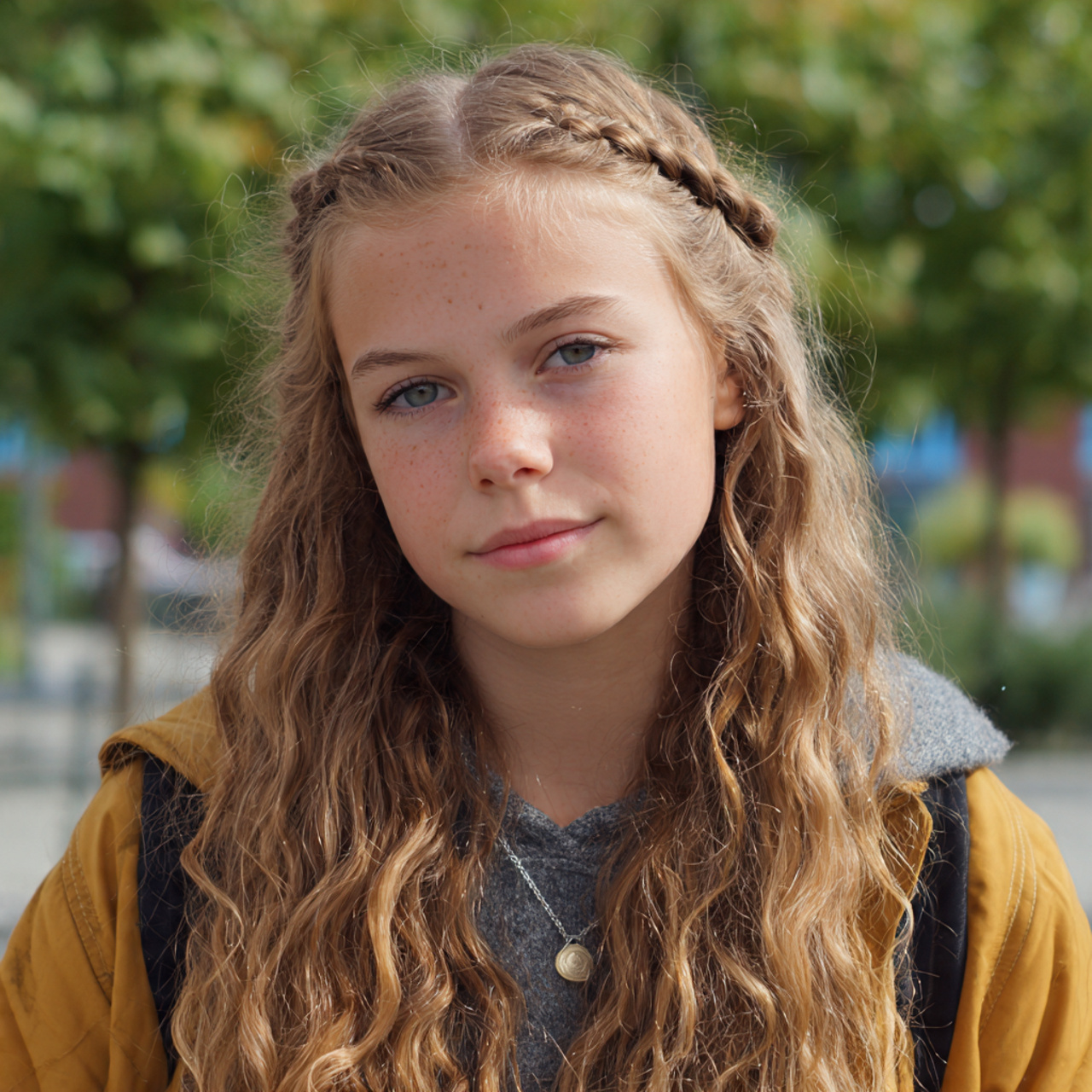 a school teen having quick easy cute light twisted