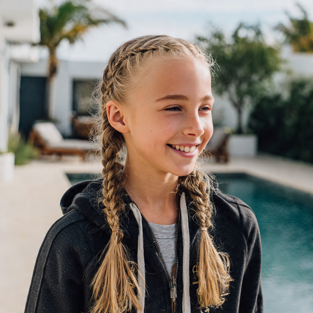 a school teen having quick easy cute mini side bra