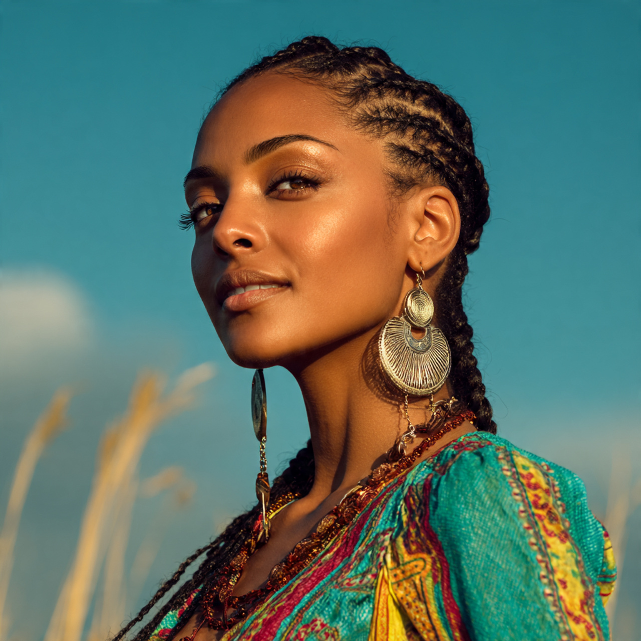 Easy Hairstyles Black Women: Simple Styles for Everyday Beauty 5 an attractive black woman having easy classic corn