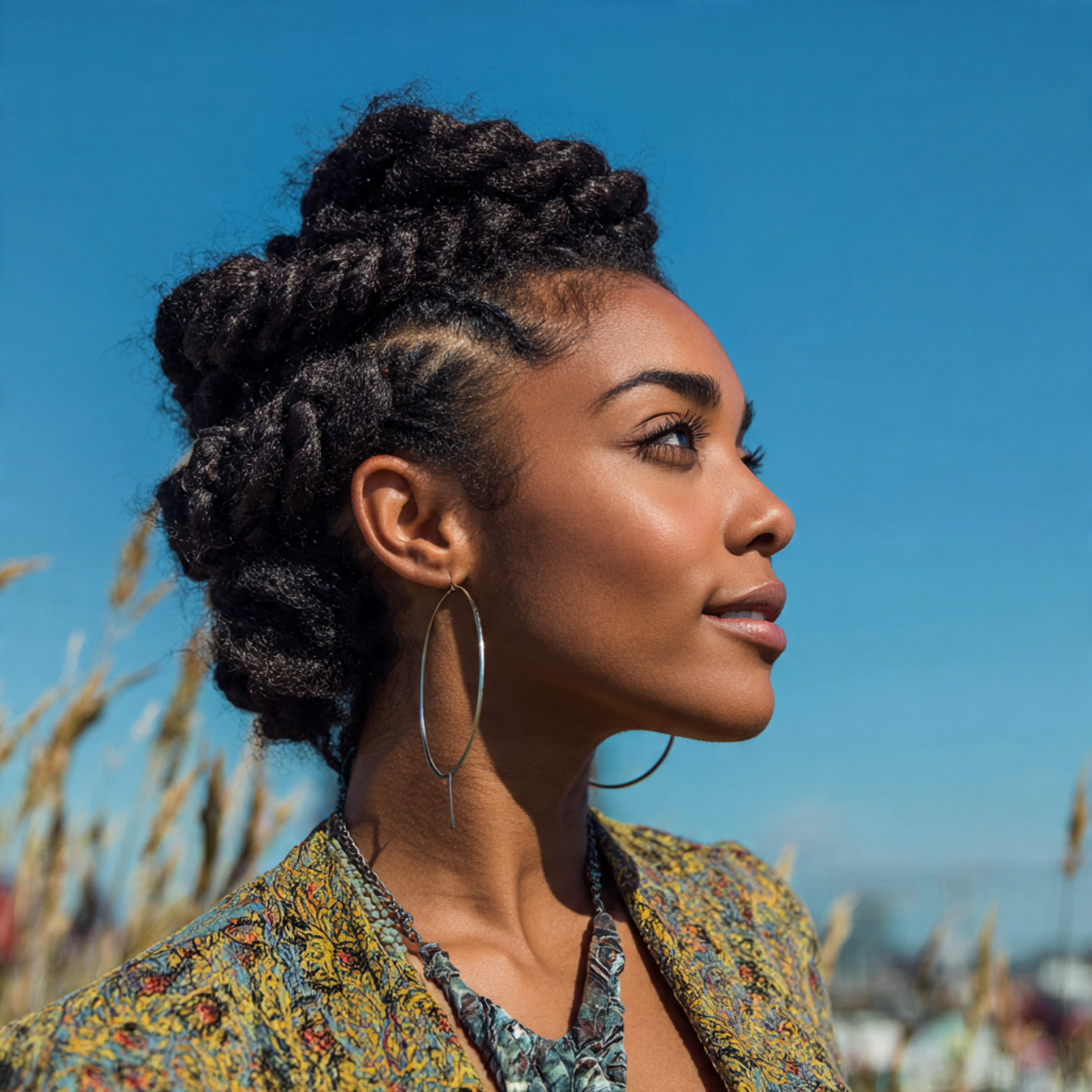 Easy Hairstyles Black Women: Simple Styles for Everyday Beauty 9 an attractive black woman having easy twisted crow