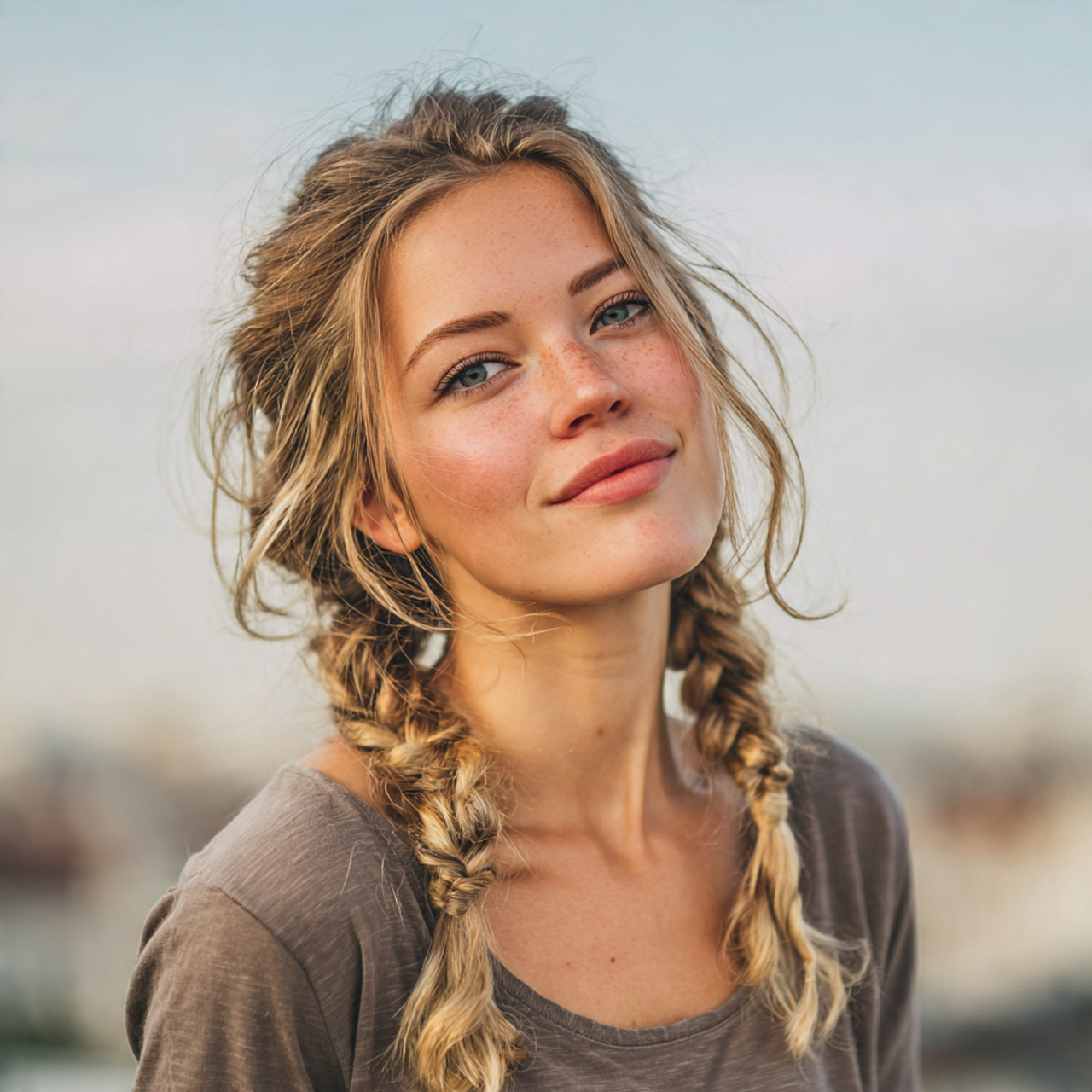 an attractive woman having easy double everyday br