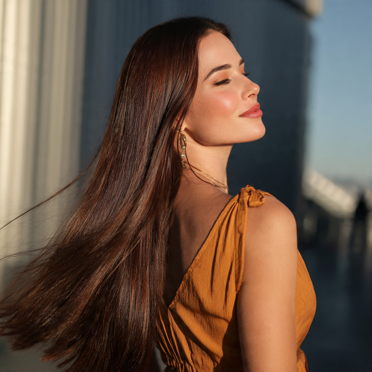 an attractive woman having easy fancy side part st