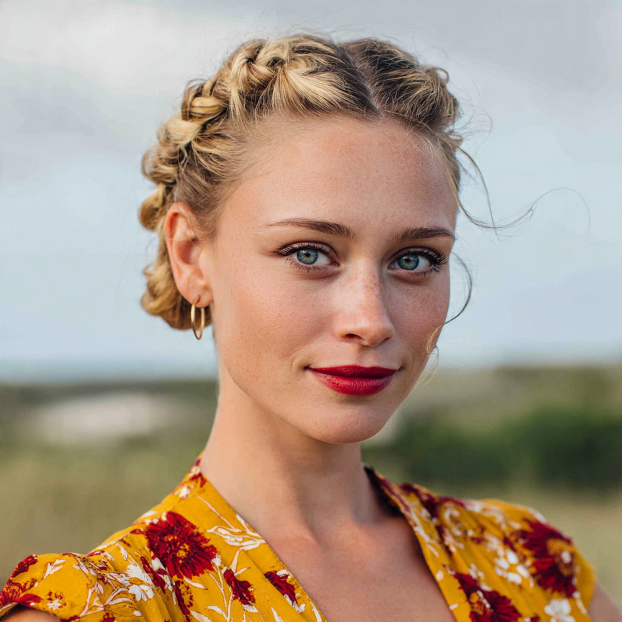 an attractive woman having easy greasy claw clip t