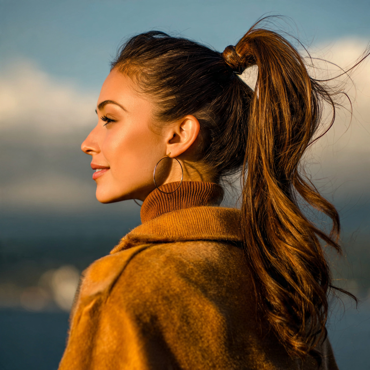 an attractive woman having easy greasy low bubble