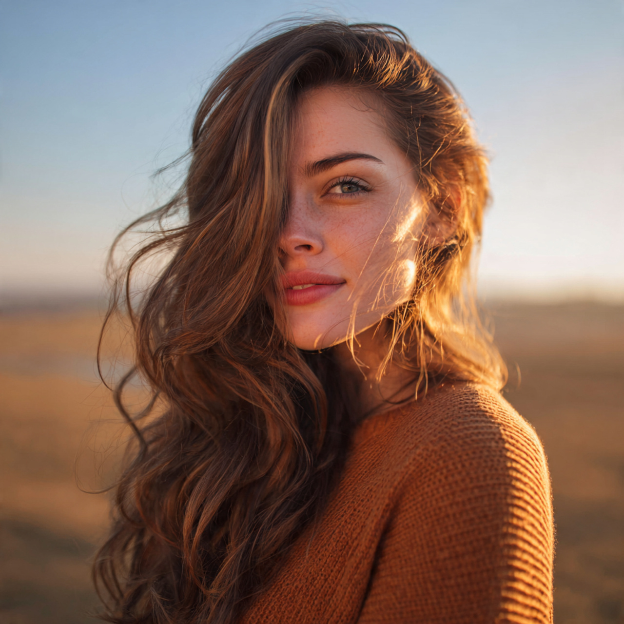 an attractive woman having easy long casual long s