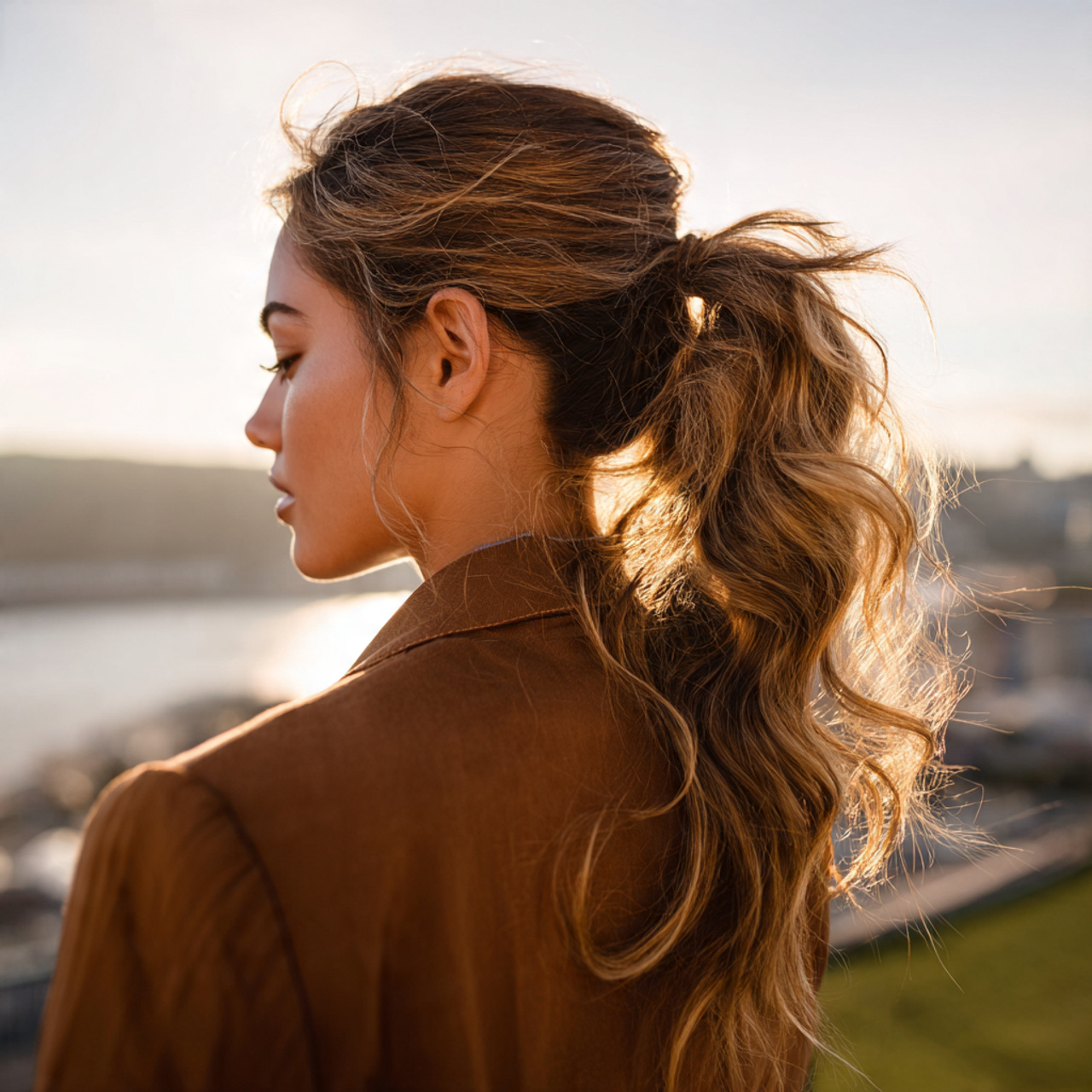 Easy Messy Hairstyles: Effortless Styles That Still Look Stylish 2 an attractive woman having easy messy messy low po