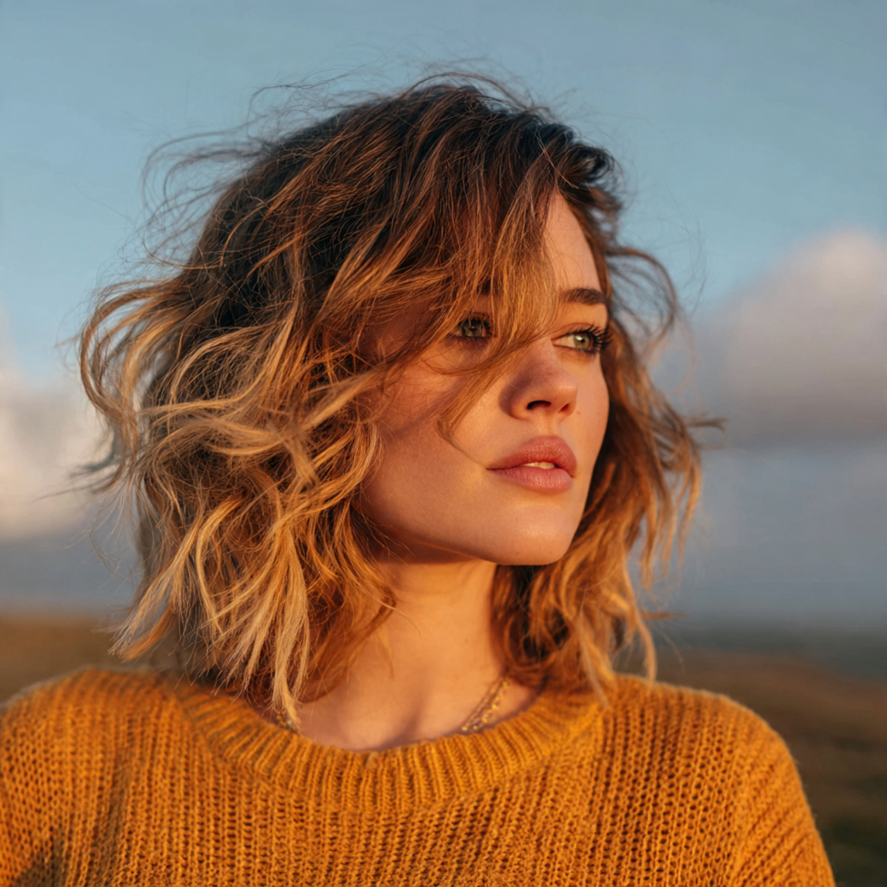 Easy Messy Hairstyles: Effortless Styles That Still Look Stylish 3 an attractive woman having easy messy textured mes