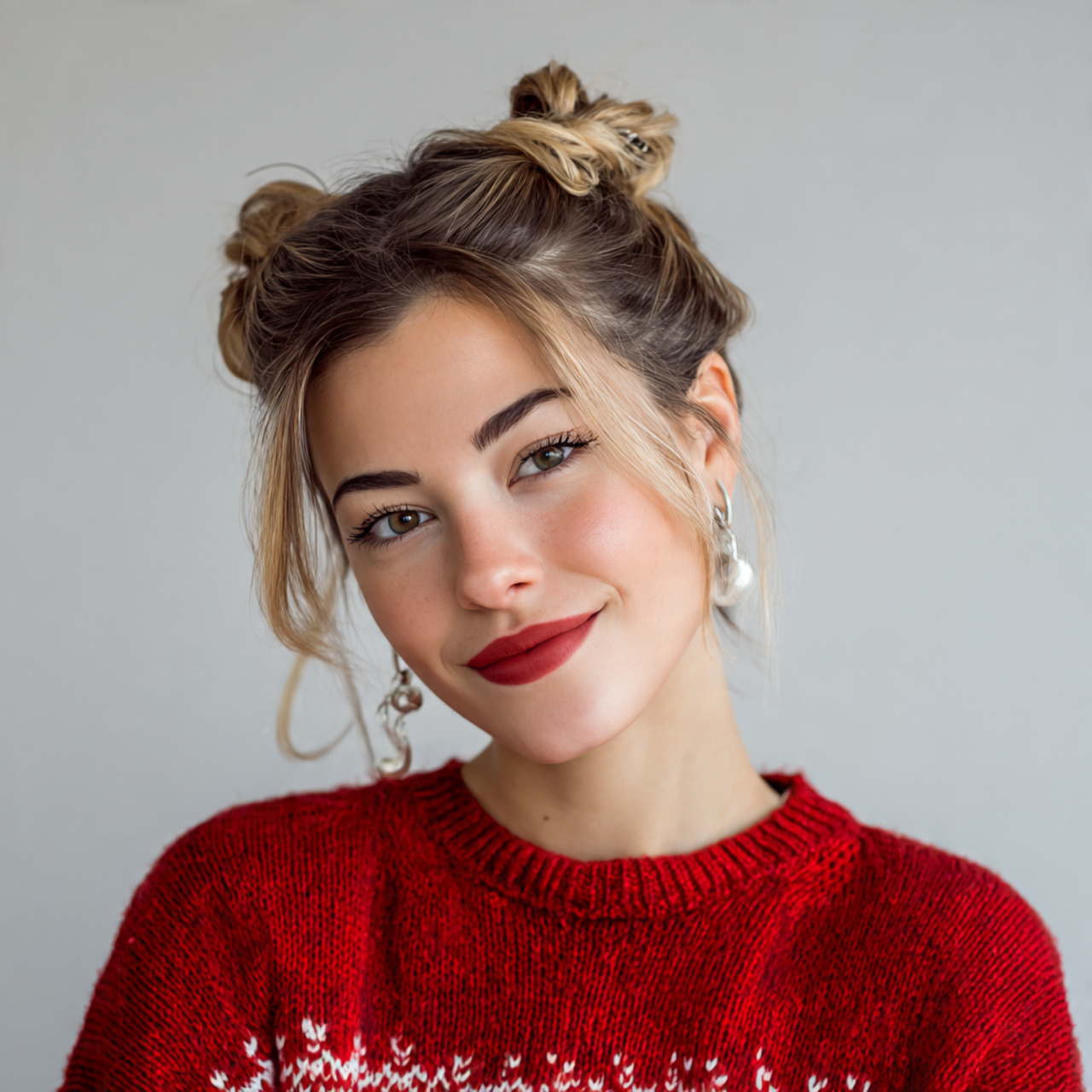 an attractive woman having easy simple claw clip t