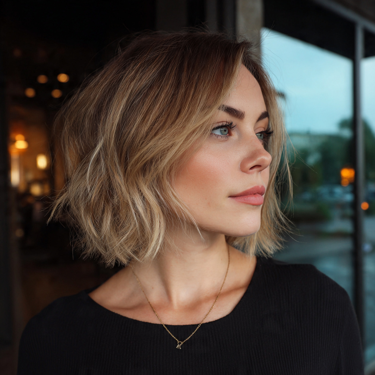 12 Easy Hairstyles For Fine Hair That Add Volume and Style Effortlessly 2 an attractive woman having easy textured shoulder